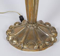 Table Lamp with a Rene Lalique "Rinceaux" Shade