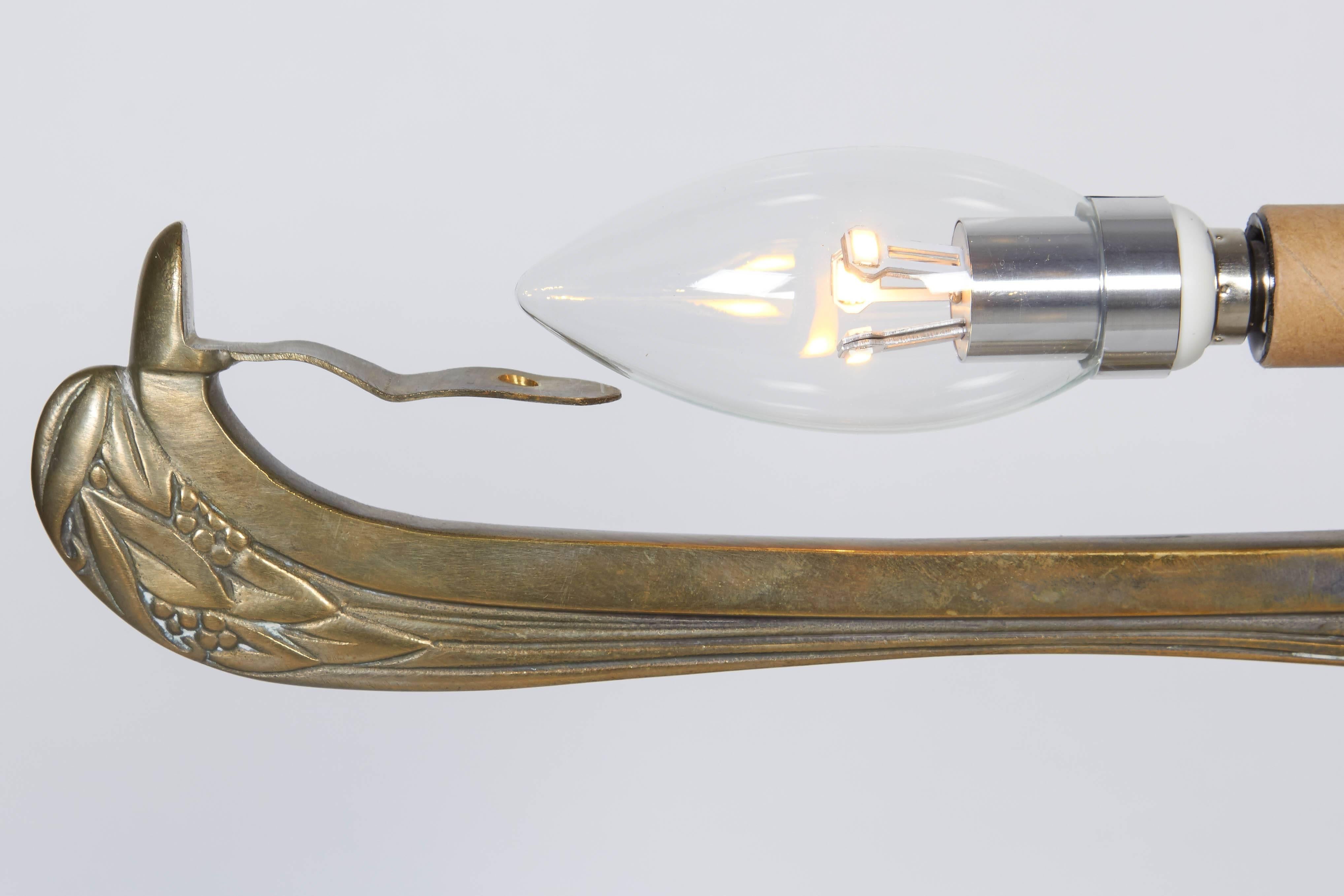 20th Century Table Lamp with a Rene Lalique 