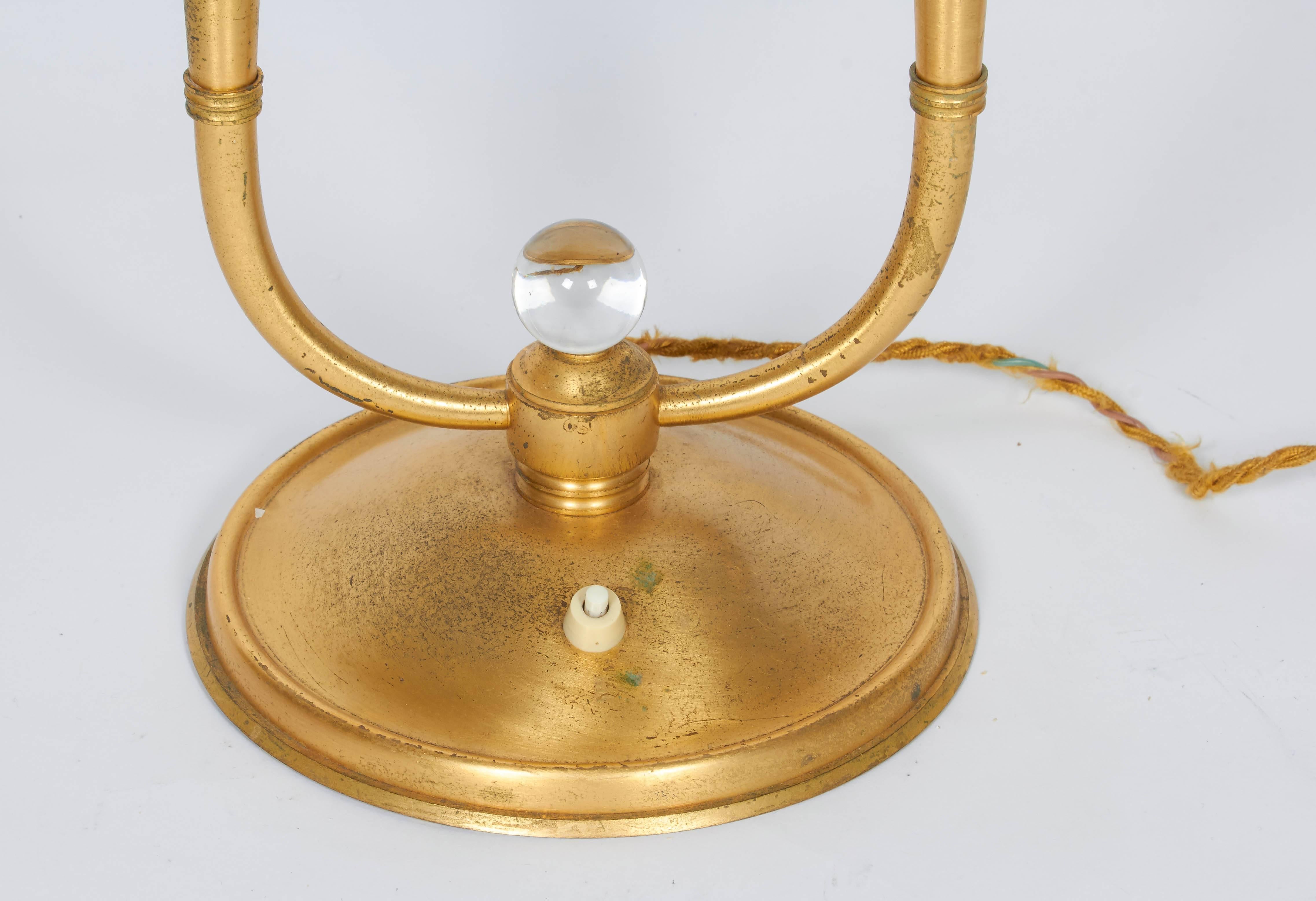 Pareja de lámparas de mesa de Gent et Michon Art Decó en venta