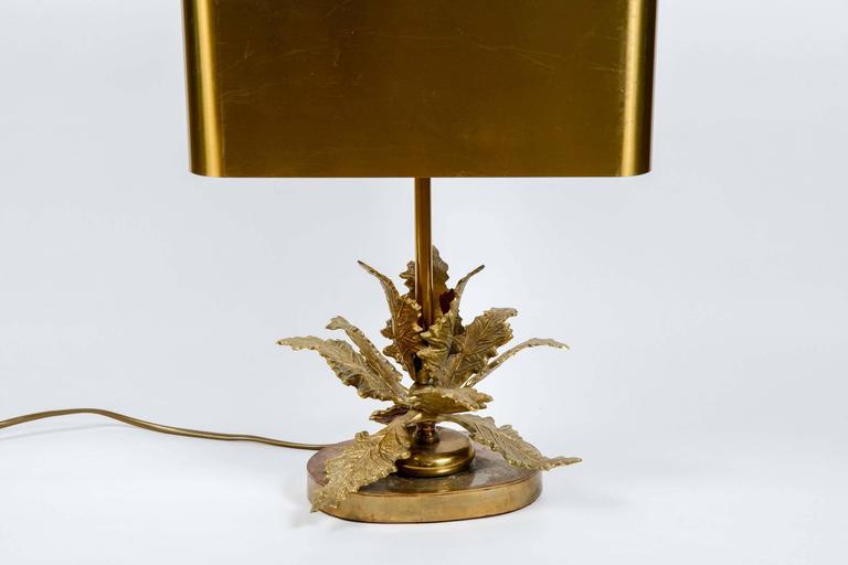 Elegant Small Bronze Table Lamp at 1stDibs