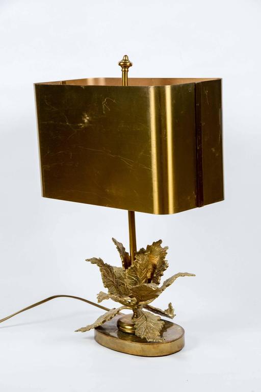 Elegant Small Bronze Table Lamp at 1stDibs