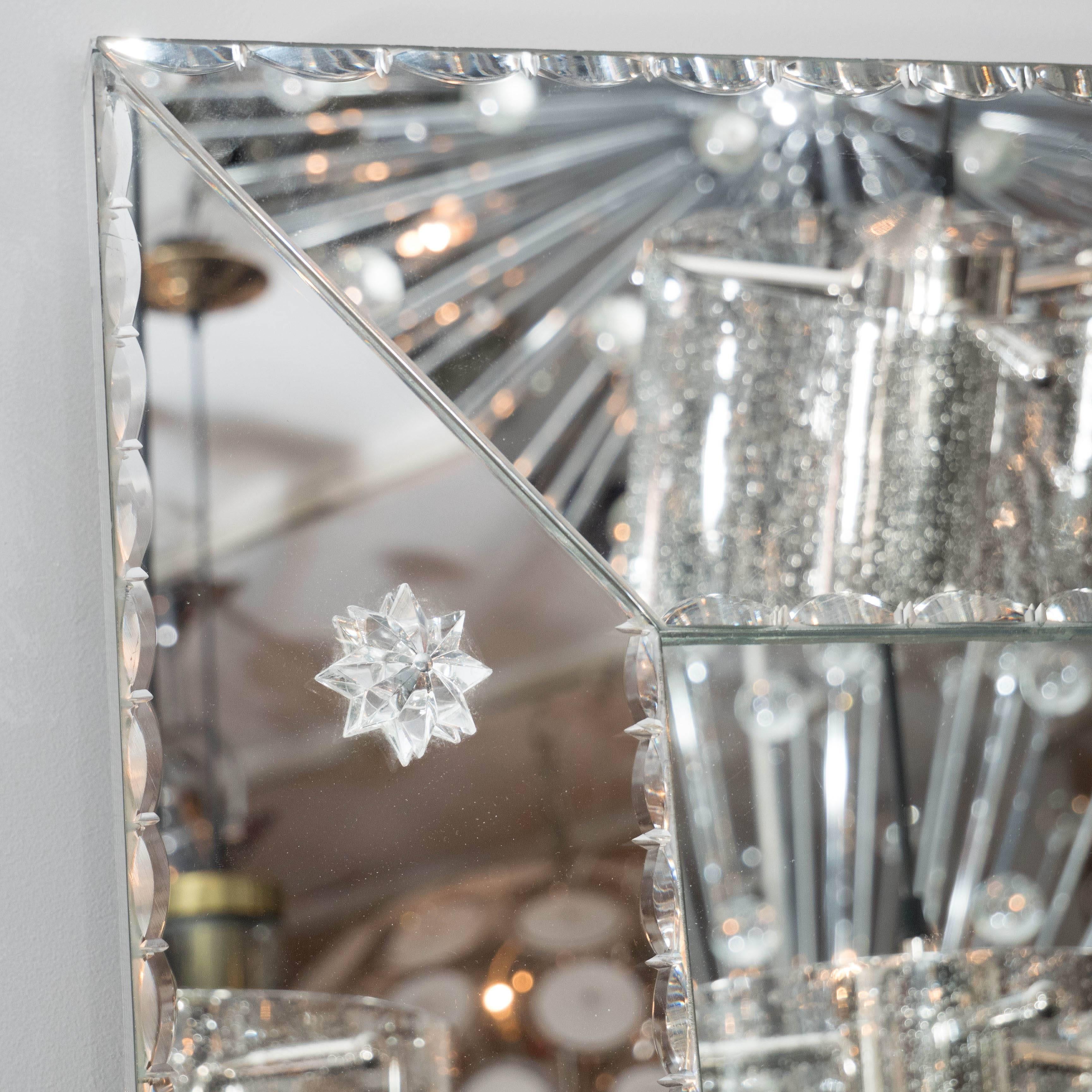 Cristal Miroir en forme de croûte de tarte personnalisé avec Ponti's en vente
