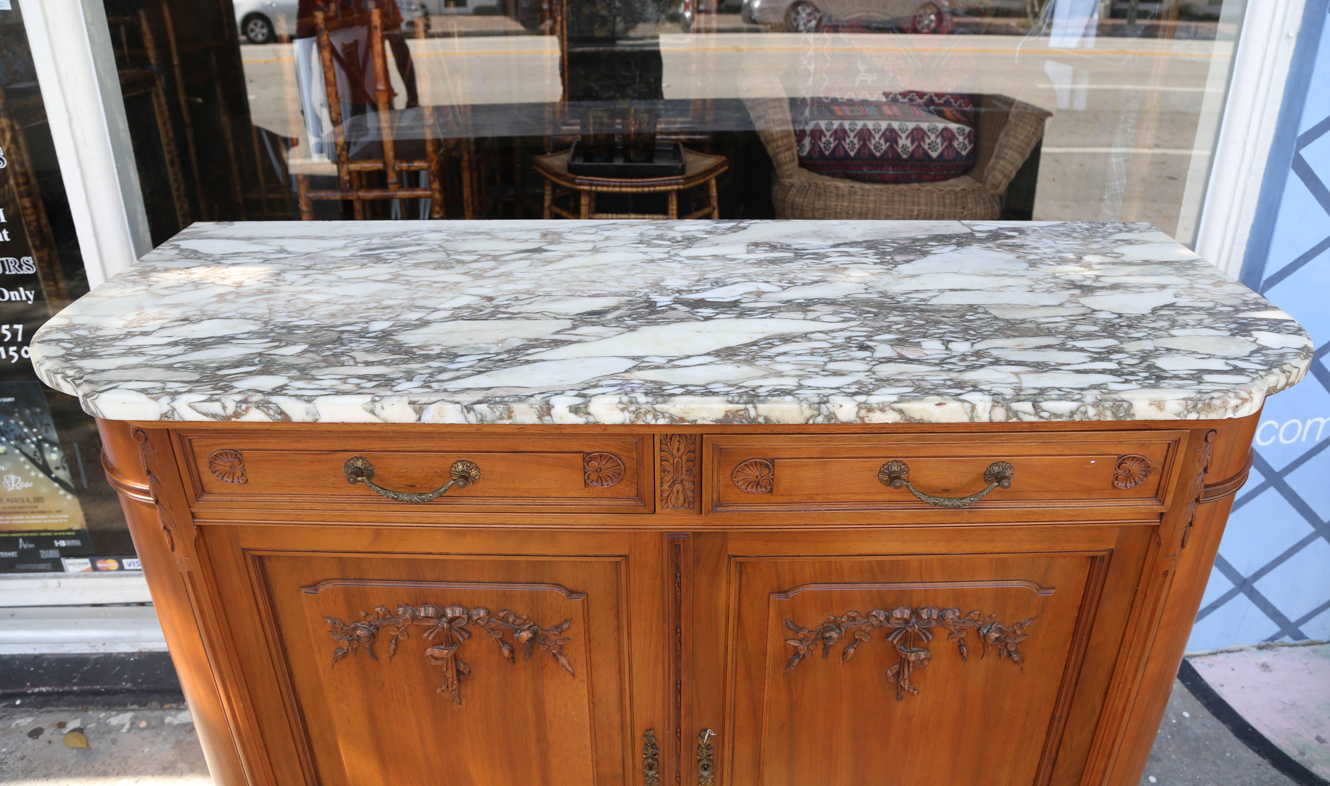 Superb 1900's French Sideboard In Excellent Condition In West Palm Beach, FL