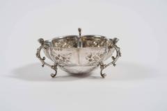 Late 19th Century Silver Three Handled Dish Marked London, 1890, John Mappi