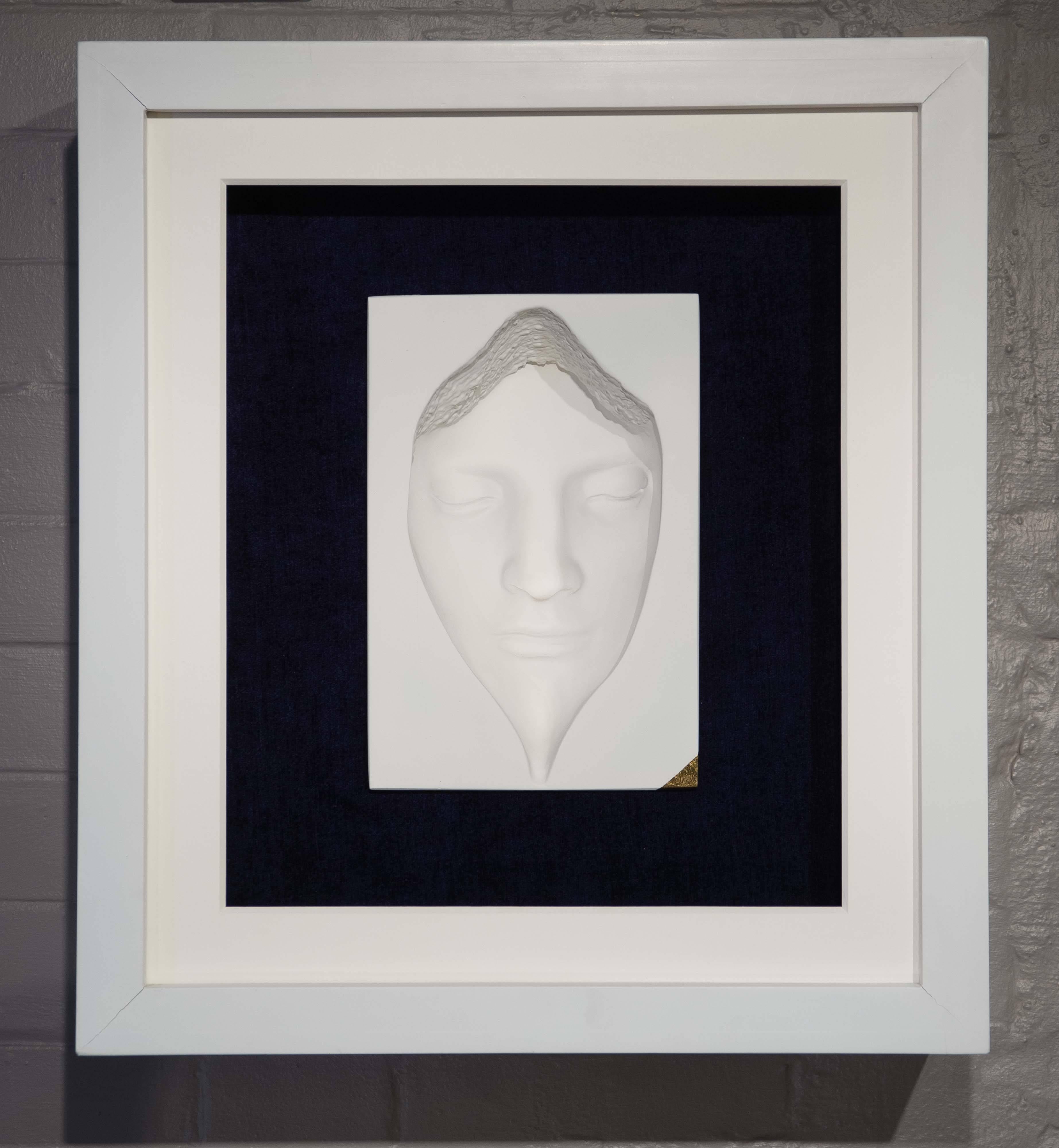 At first glance this masterpiece of illusion appears to be convex but it is in fact concave; a fabulous optical illusion face that follows you as you walk past!
A stunning and rare to the market, work of art by this highly collectible master