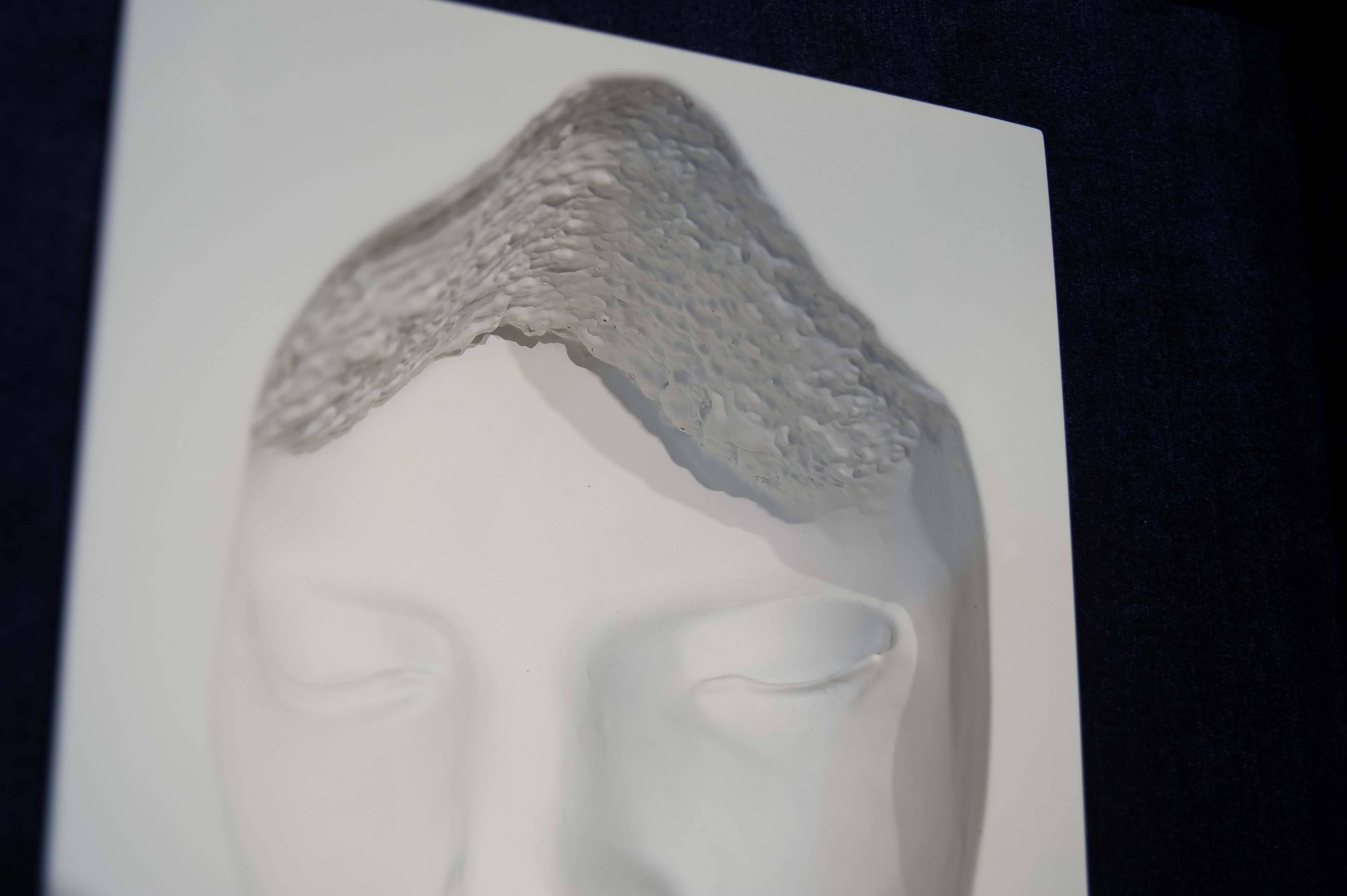 Unique 3D Ceramic Face Sculpture by English Sculptor Abbott Van Dada 2