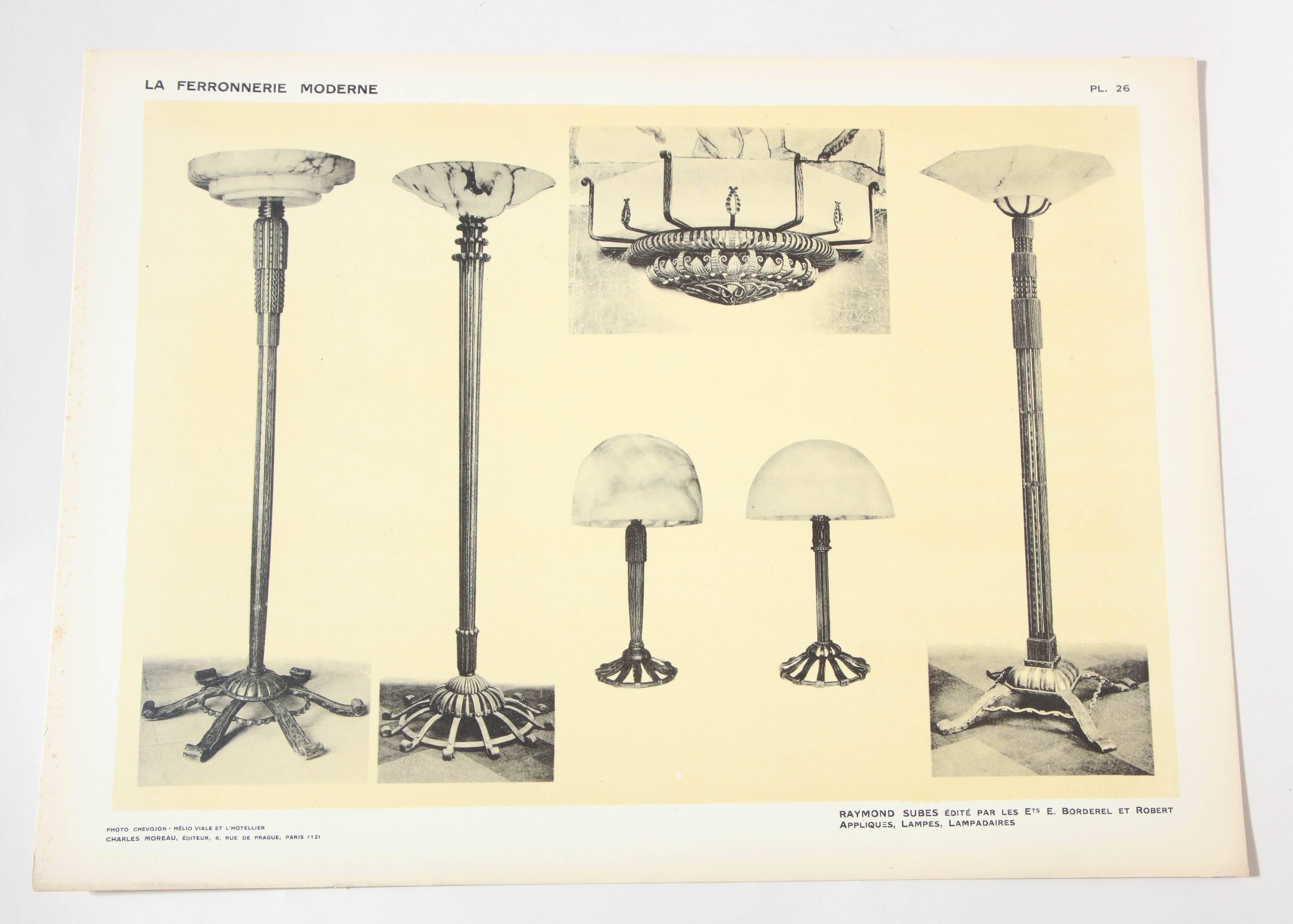 'Le Ferronerie Moderne a L'exposition Internationale' by Henri Clouzot For Sale 1