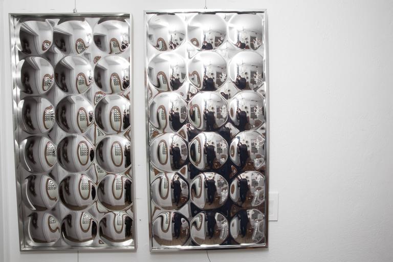 Plexi Bubble Framed Mirror For Sale at 1stdibs