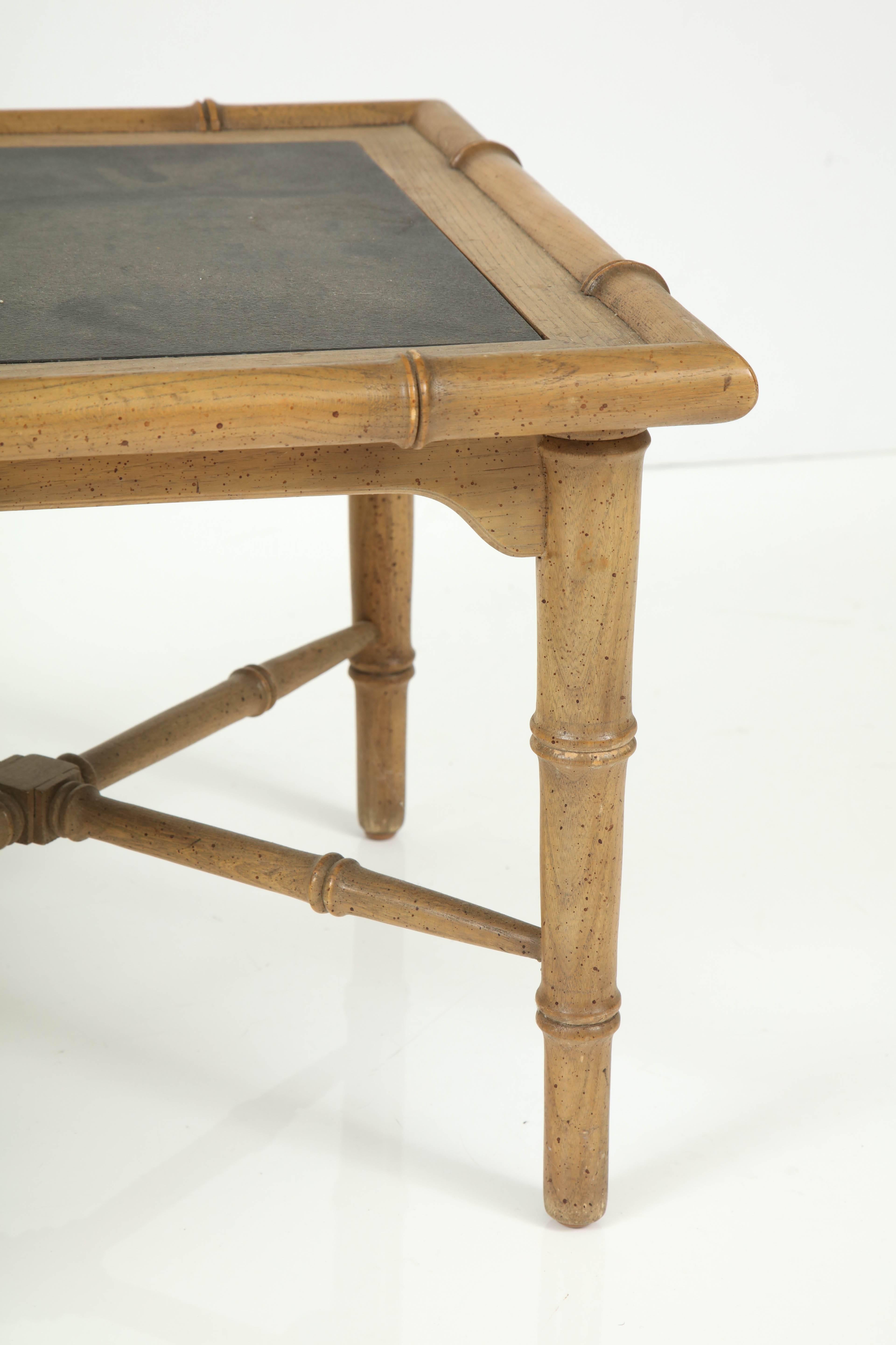 20th Century Pair of American Slate Top Tables