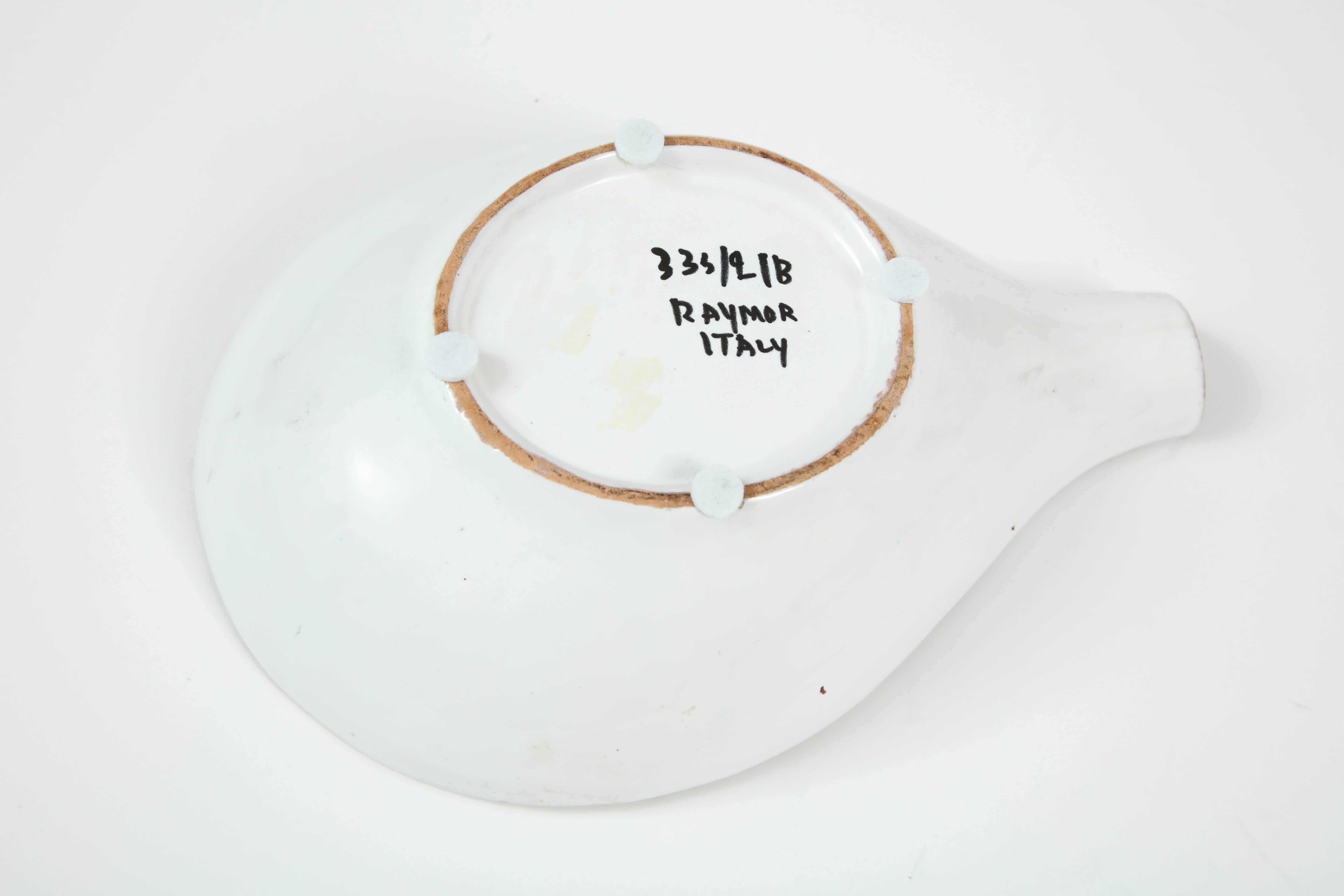 Mid-20th Century Raymor Ceramic Bowls, Pair