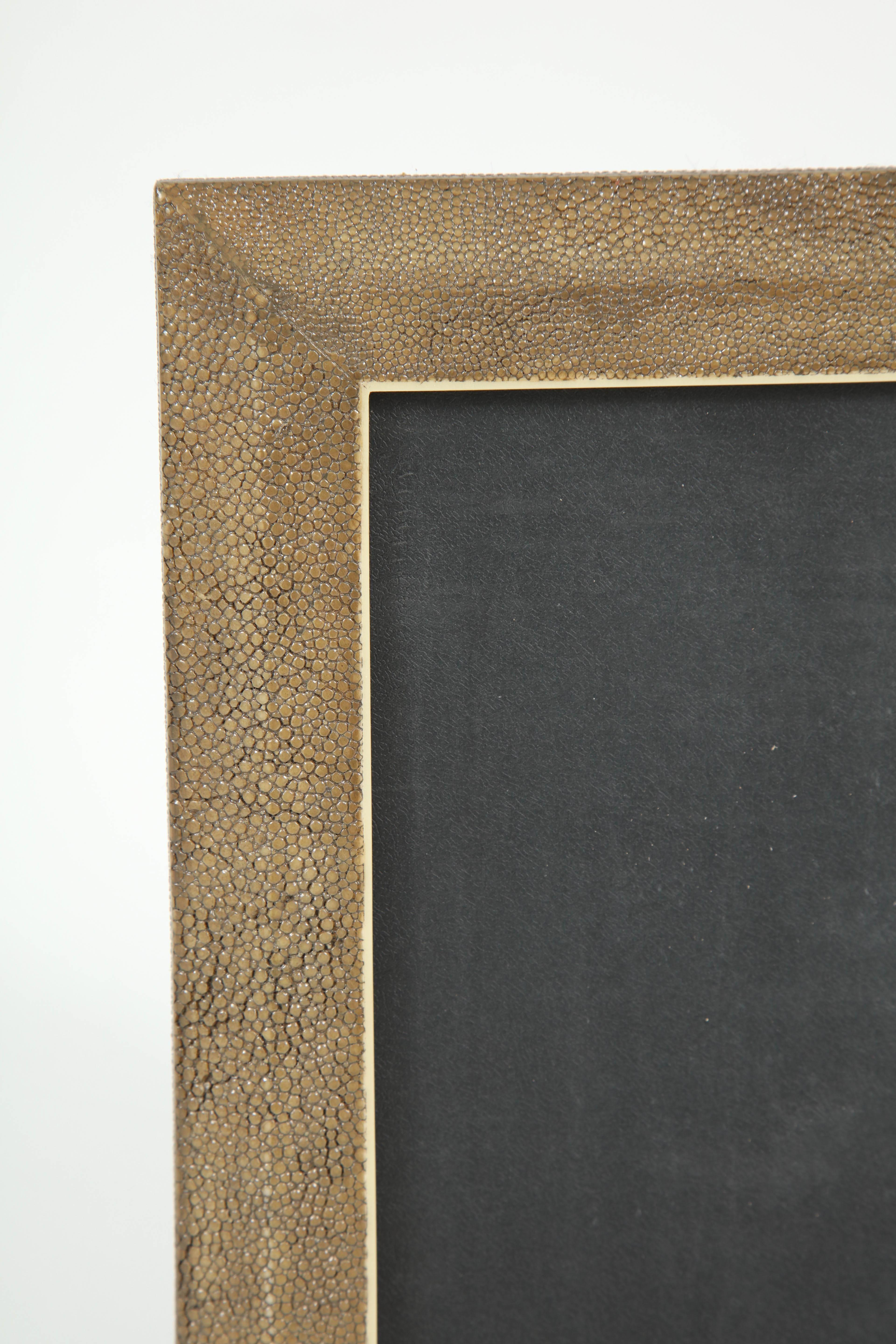 French Shagreen Picture Frame, France