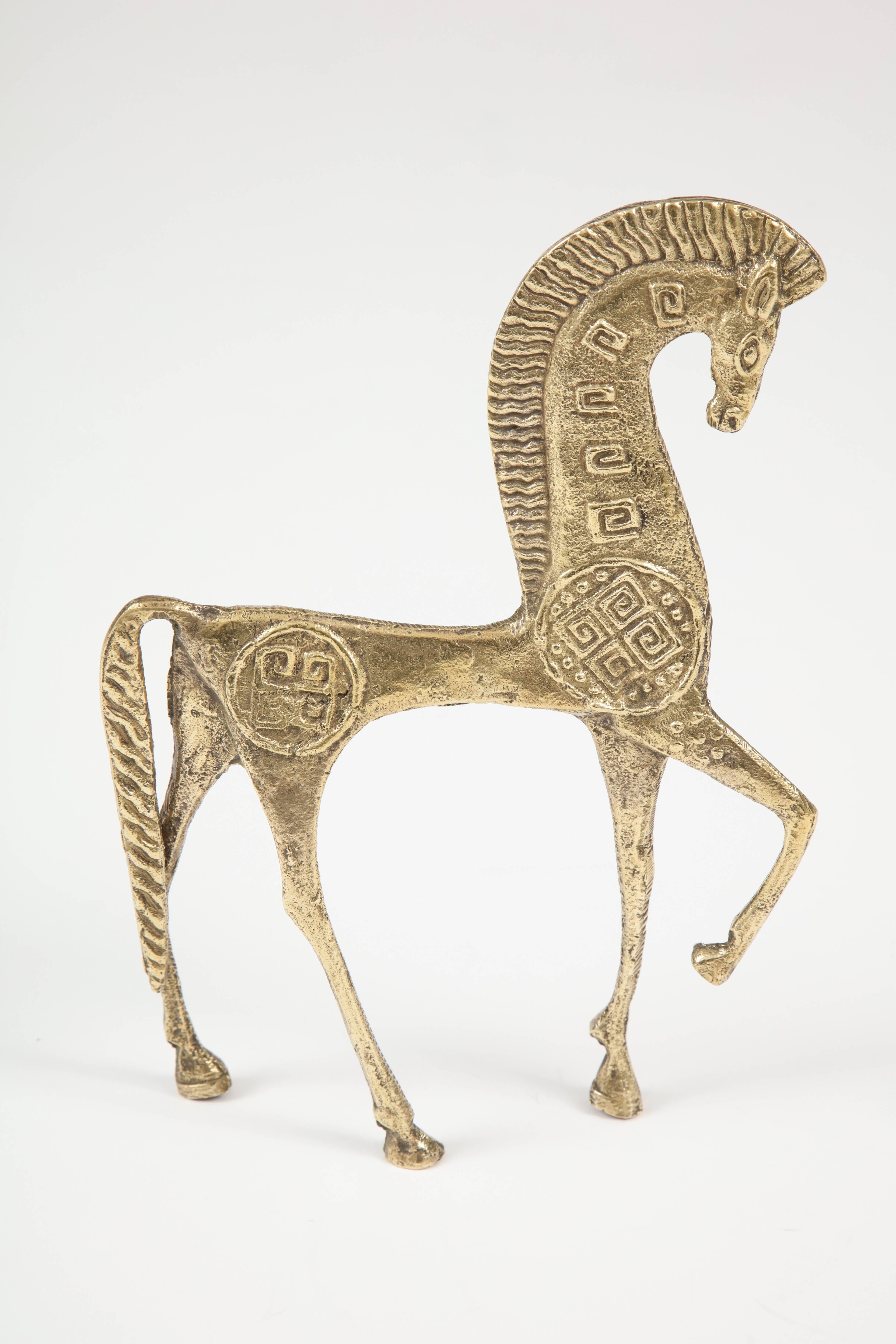 Sculpture of Horse in Brass, Sweden In Excellent Condition In New York, NY