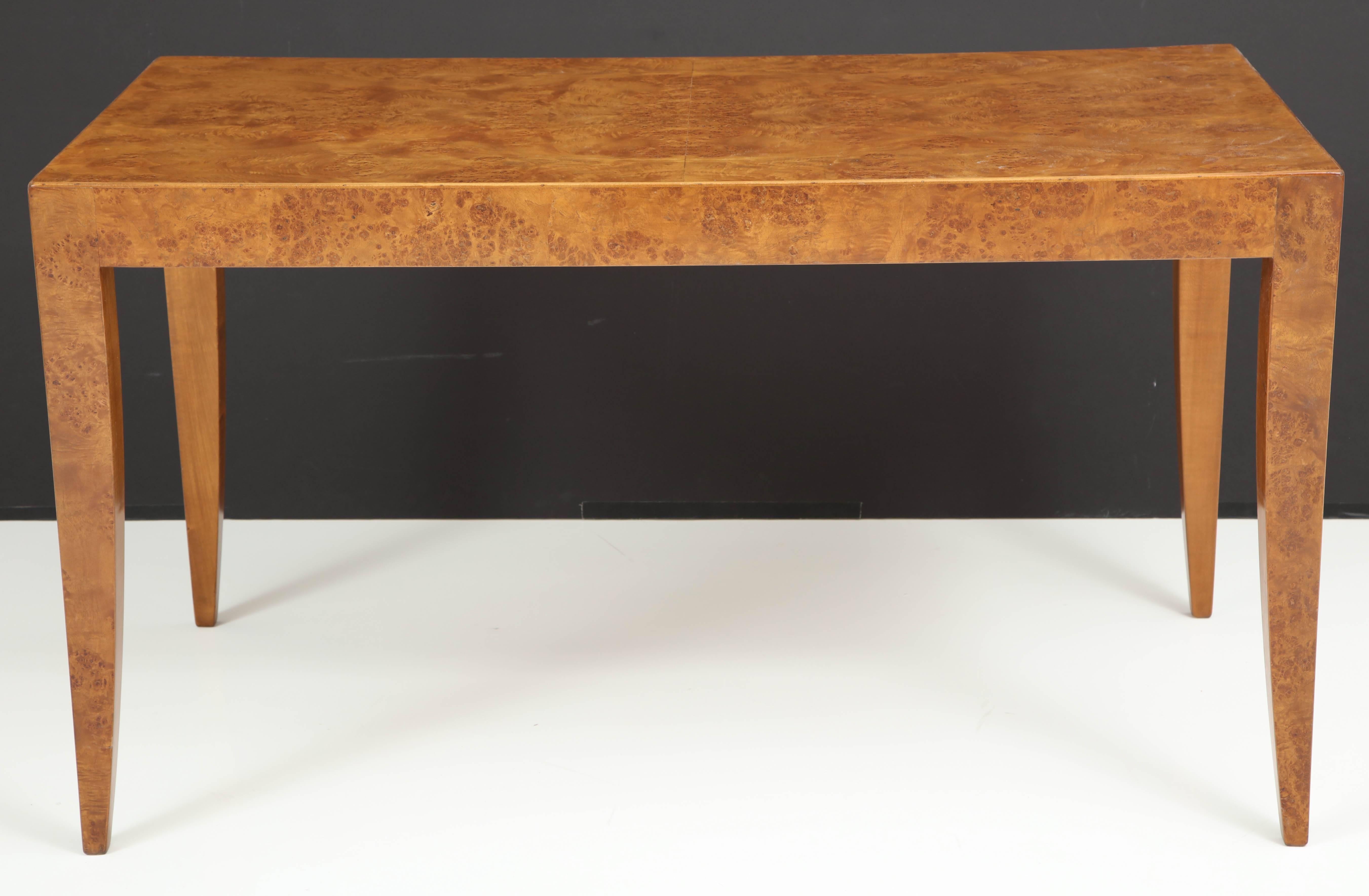 Burl Wood Italian Desk For Sale 3