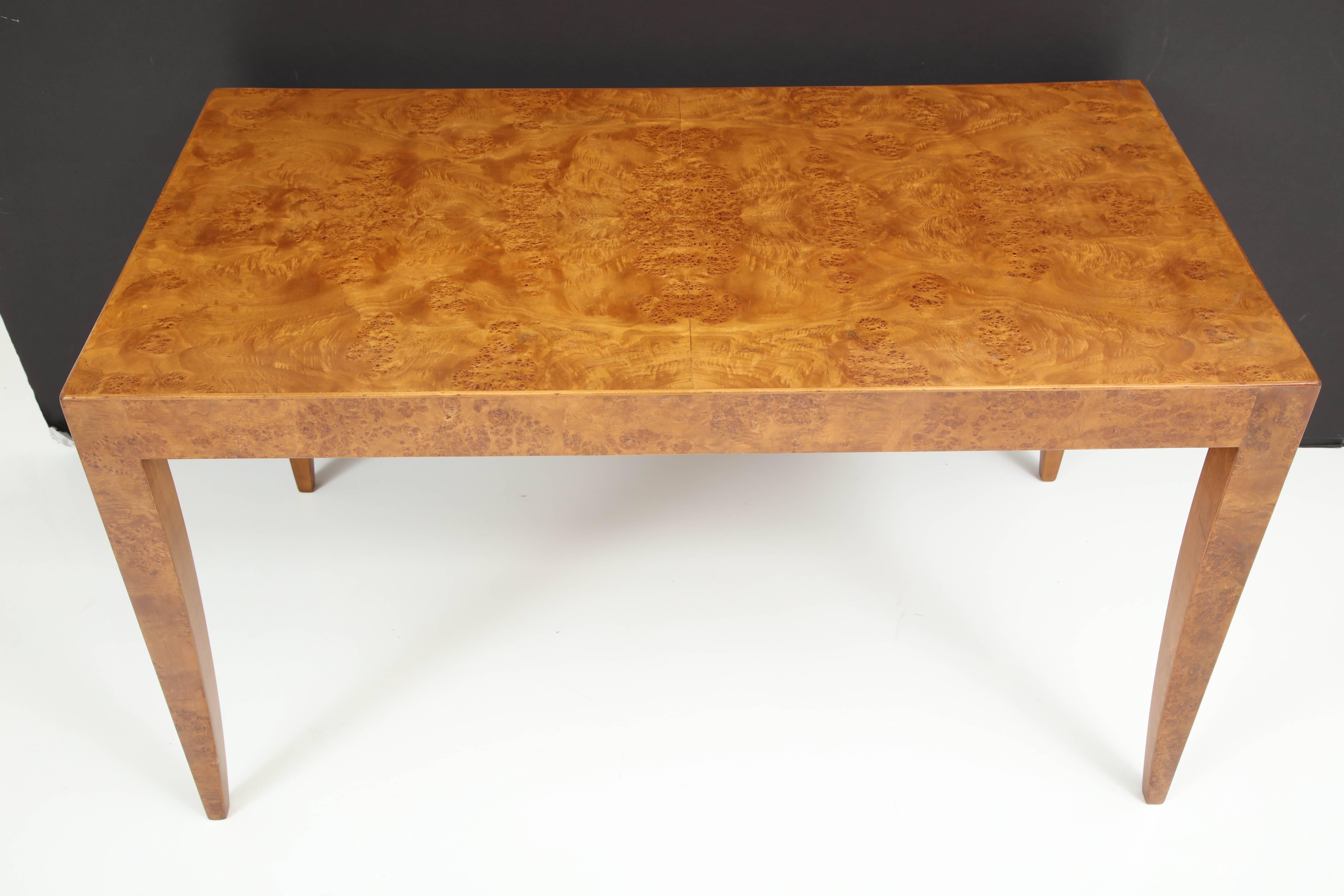 Burl Wood Italian Desk For Sale 4