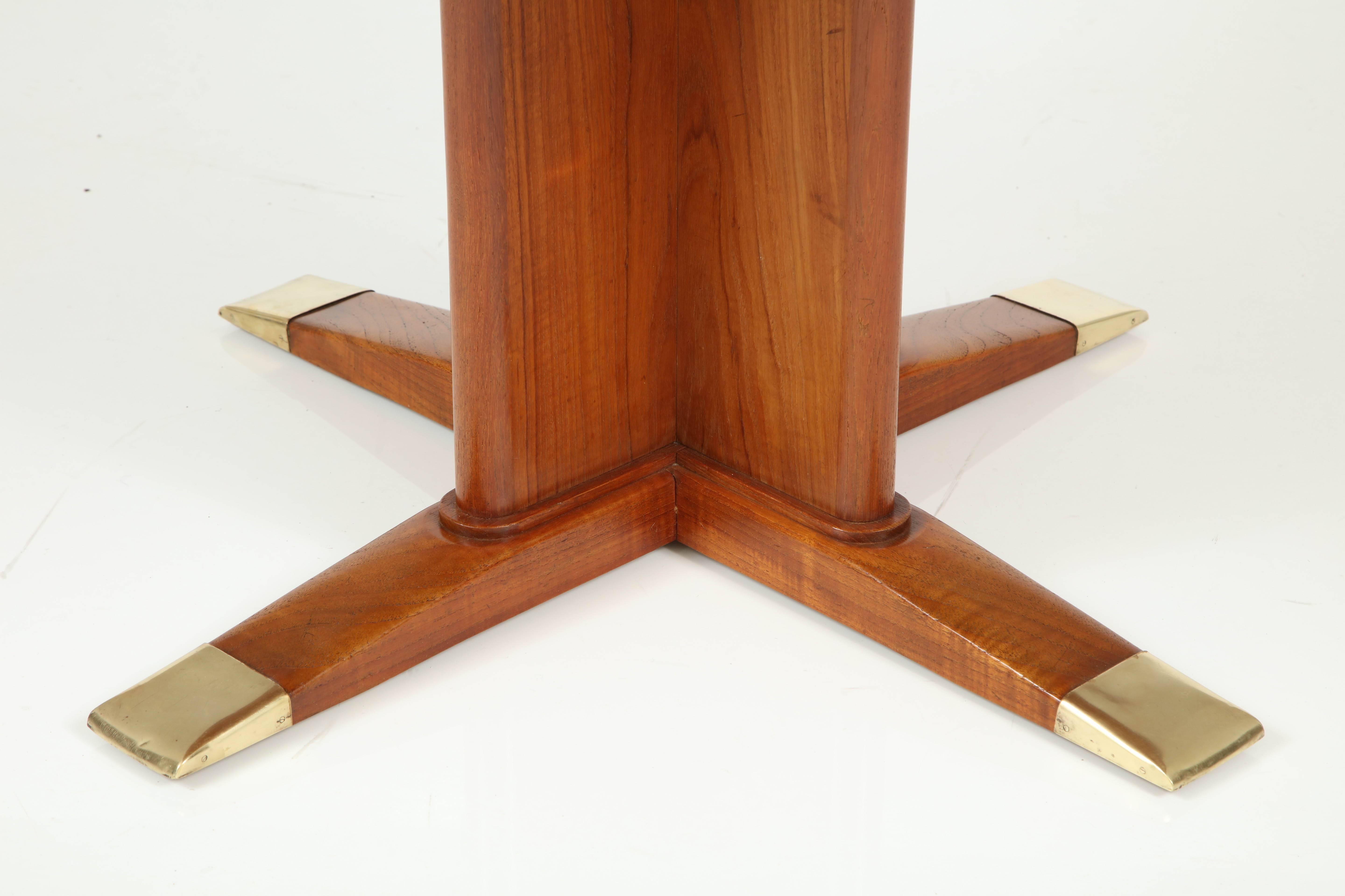 Mid-20th Century Frits Henningsen Pedestal Table
