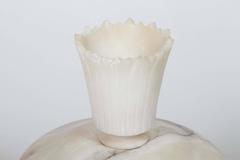 Vintage Alabaster Covered Compote from Italy