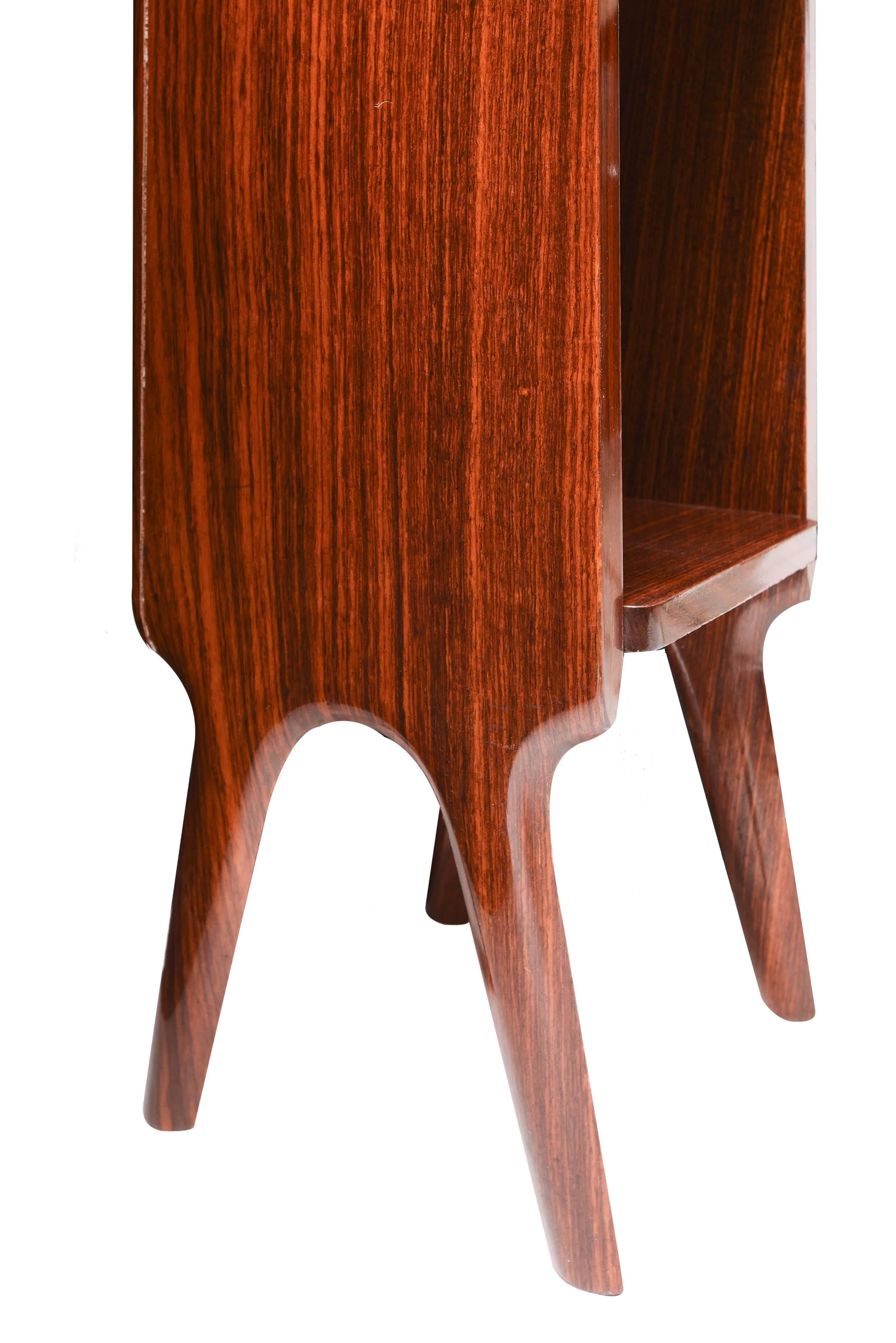 Elegant Rosewood Bedside Attributed to Ico Parisi For Sale 1