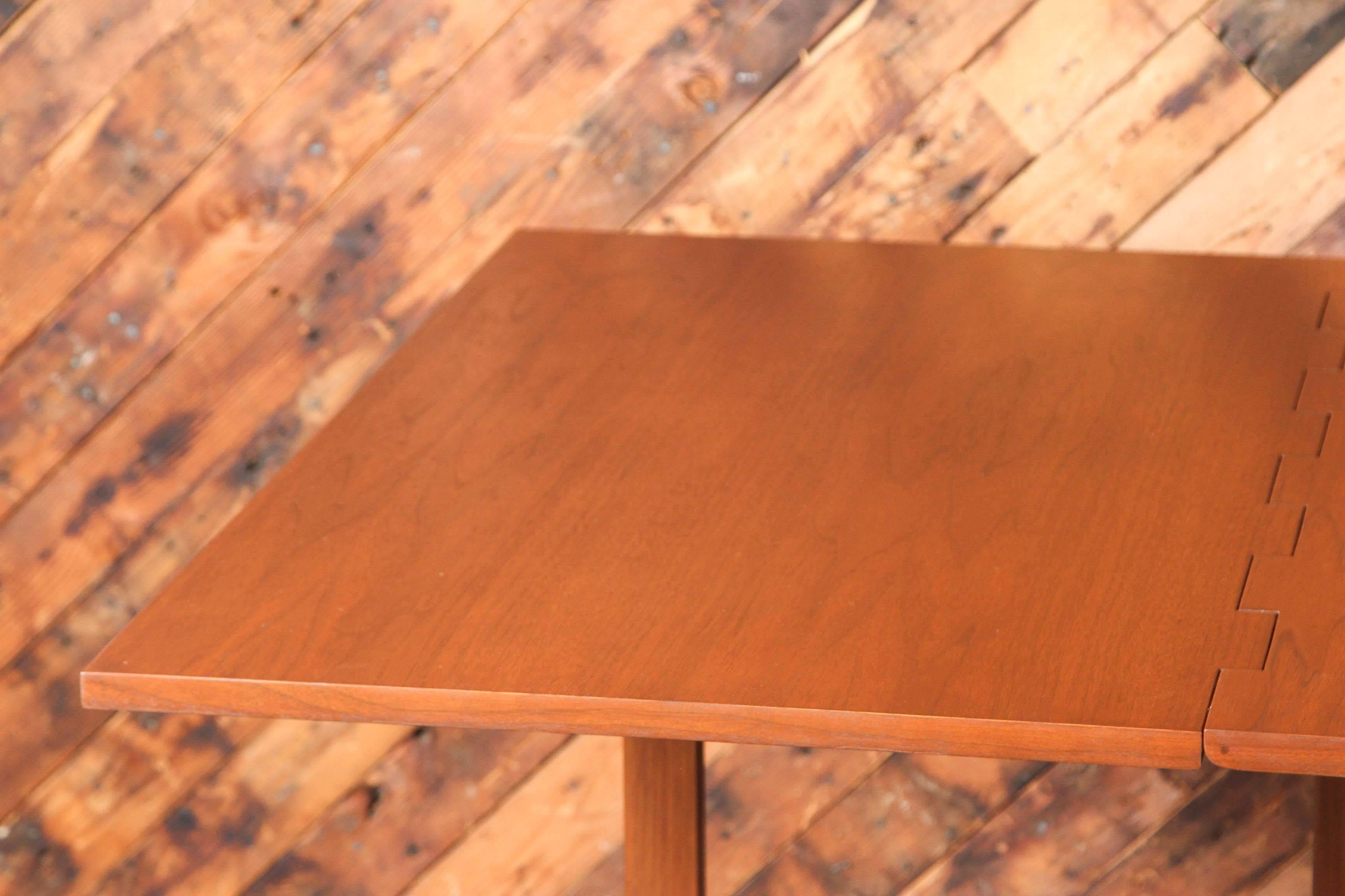 North American George Nelson for Herman Miller Refinished Walnut Dining Table