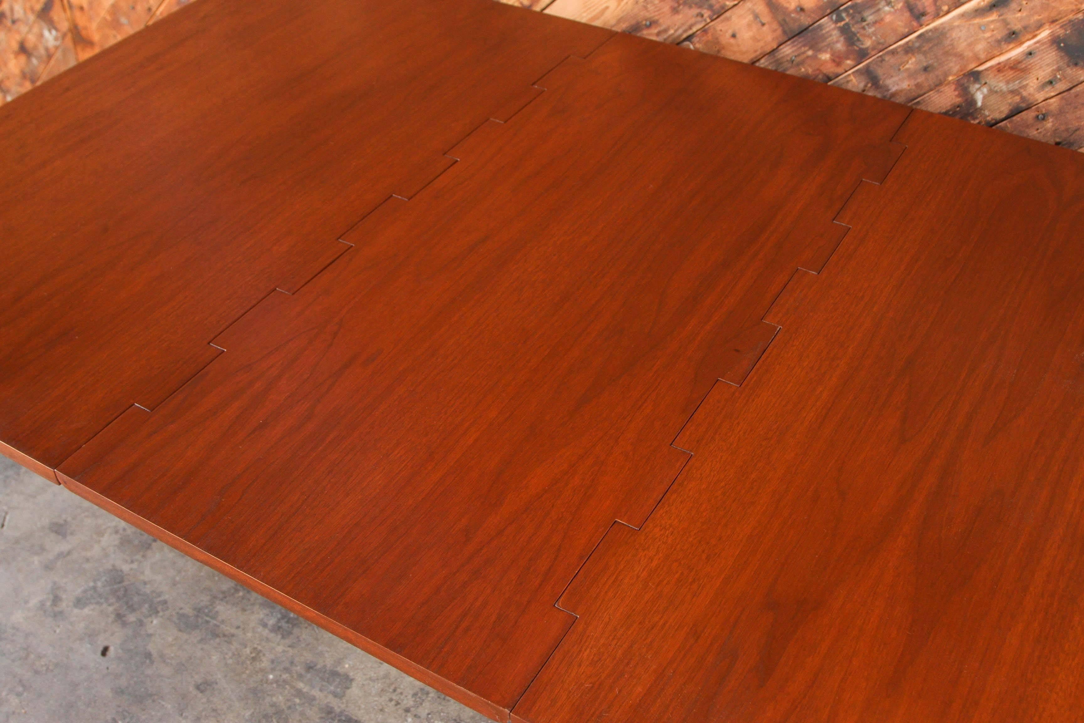 George Nelson for Herman Miller Refinished Walnut Dining Table 3