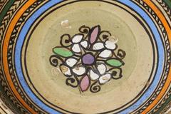 Handcrafted Antique Moroccan Pottery Bowl
