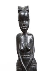 Decorative Hand-Carved African Statue from Kenya