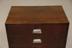 Art Deco French Chest of Drawers or Side Table in Walnut