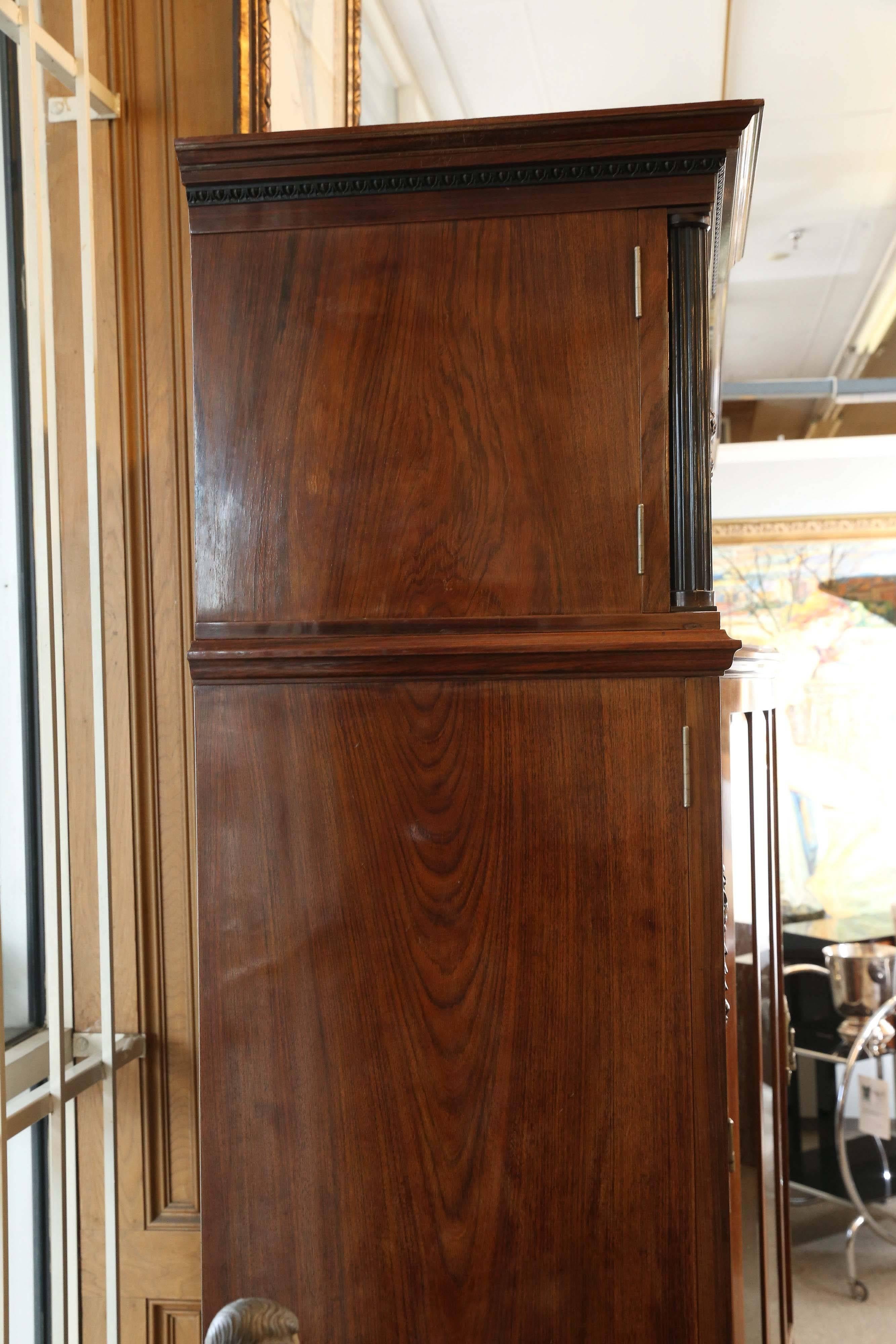Hungarian Credenza or Bookcase in Palisander Wood from Art Deco period For Sale 5