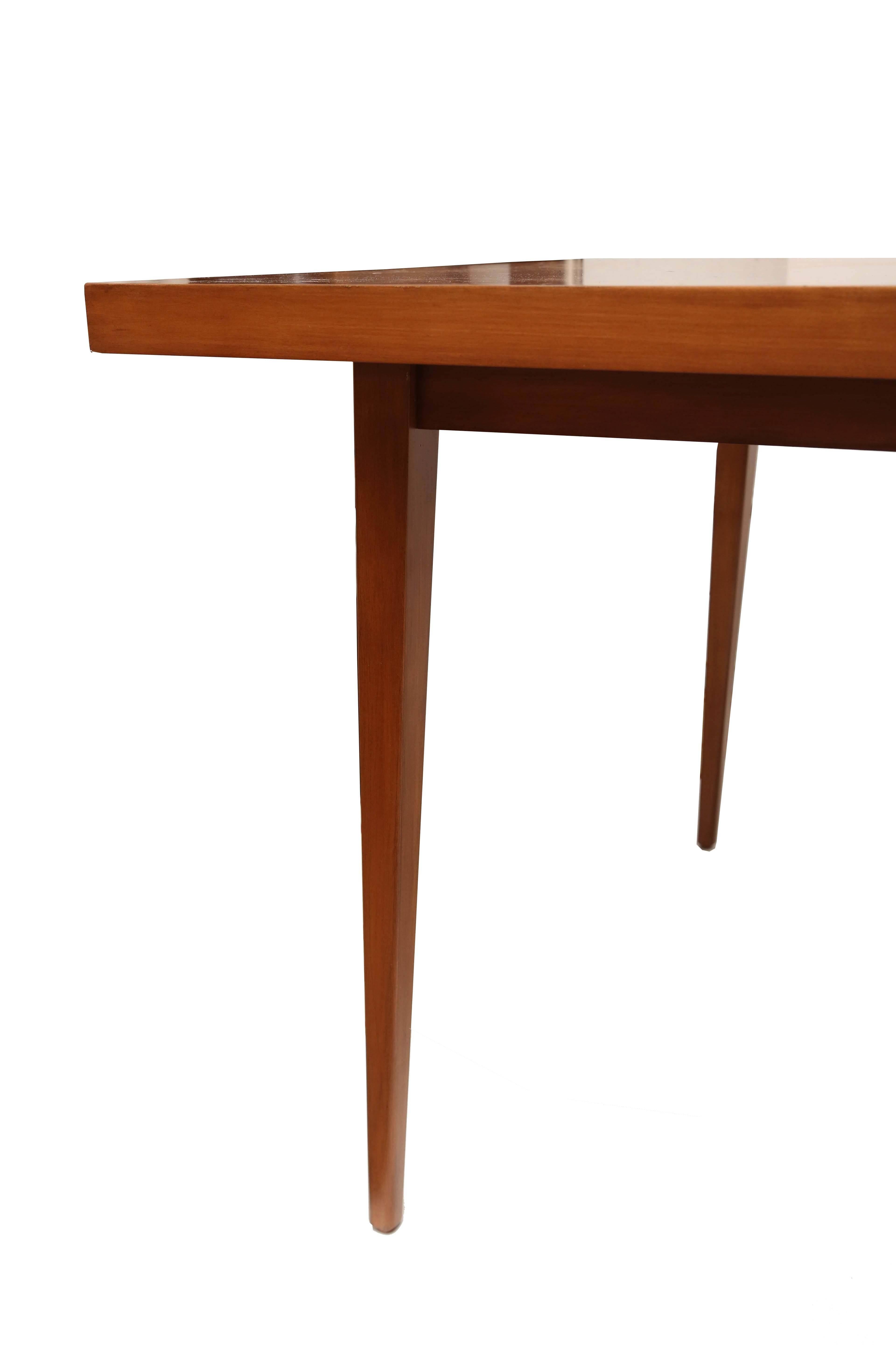 Wood Paul McCobb Dining Table with Two Leaves, USA, 1960s For Sale