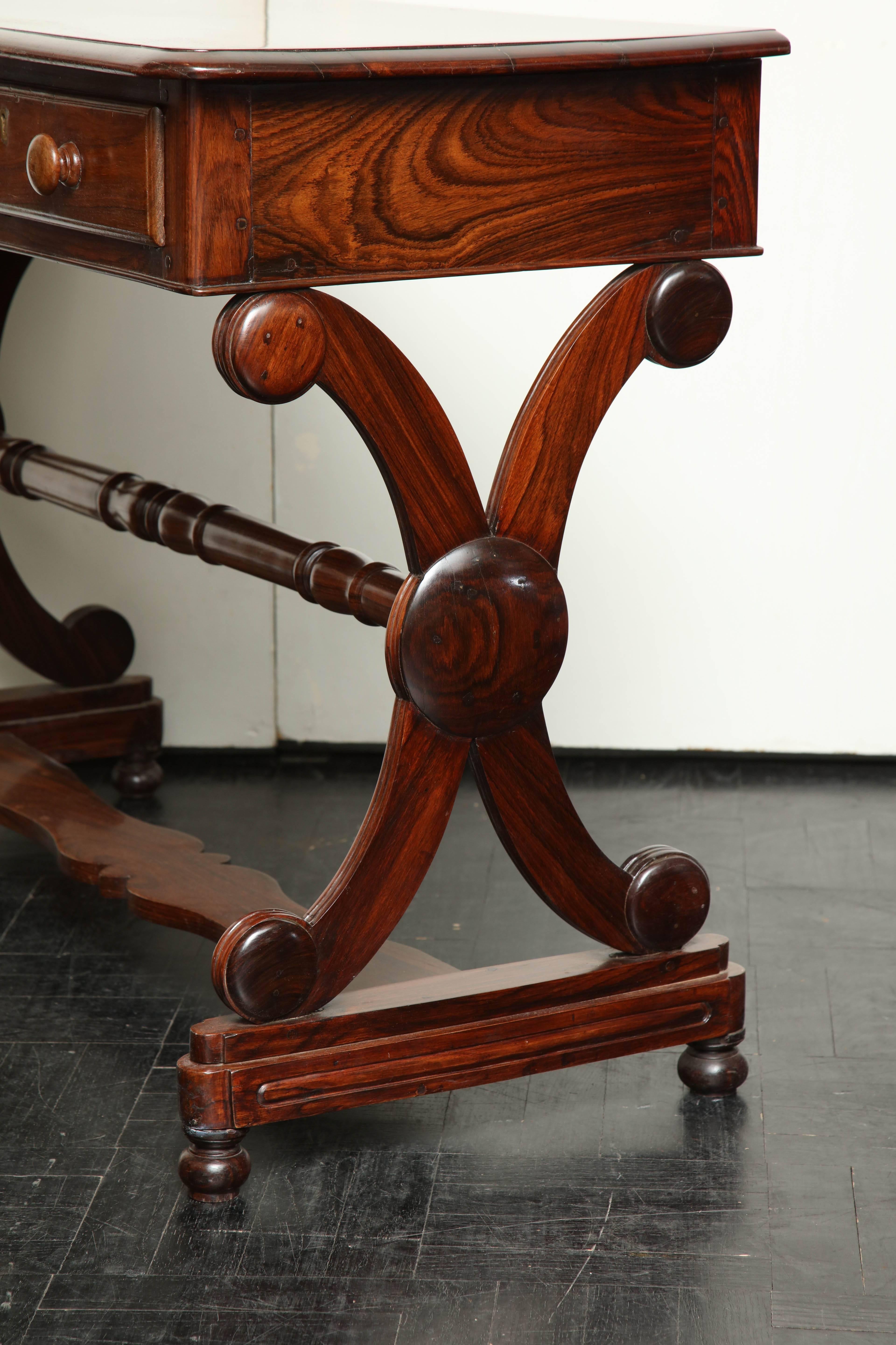 English 19th Century, Rosewood Anglo-Indian Sofa Table