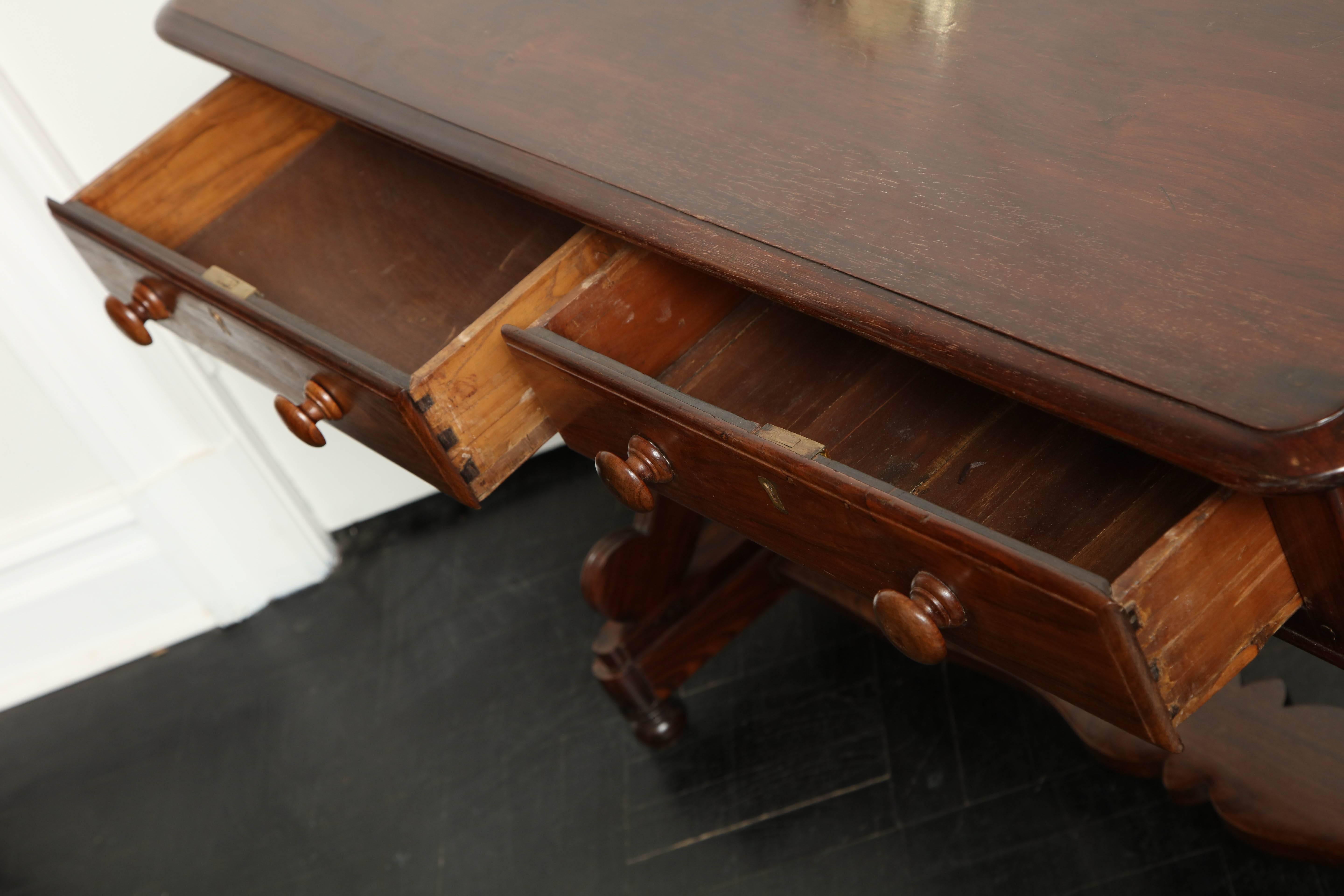 19th Century, Rosewood Anglo-Indian Sofa Table 2