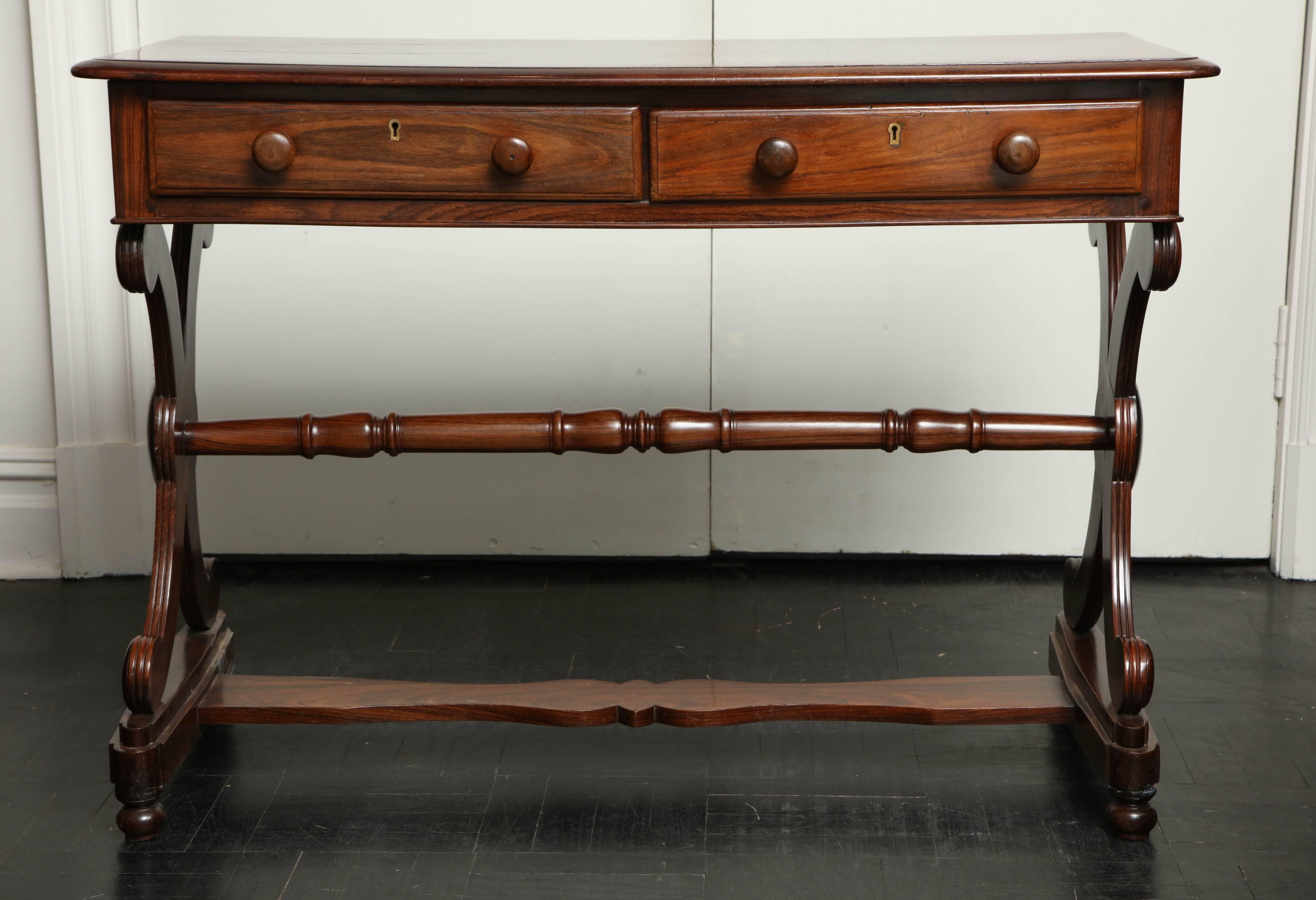 19th Century, Rosewood Anglo-Indian Sofa Table 4