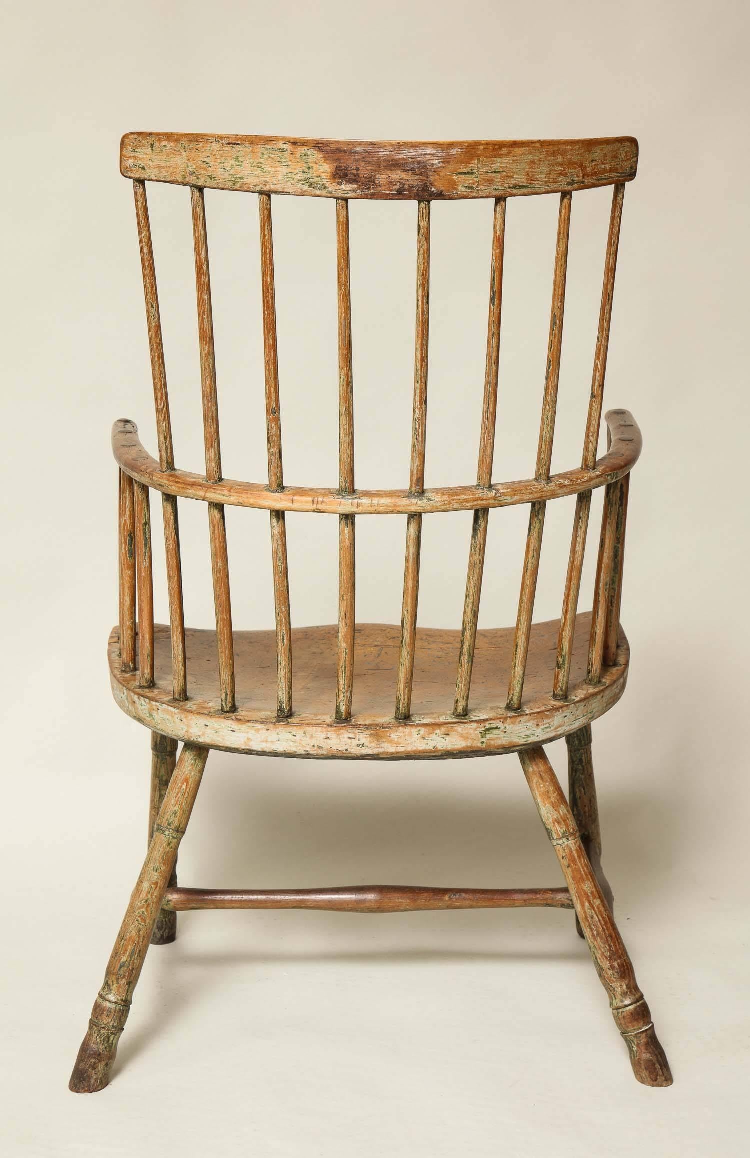 18th Century English Comb Back Windsor Armchair 1