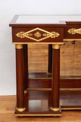 Empire Ormolu Mounted Mahogany Pier Console