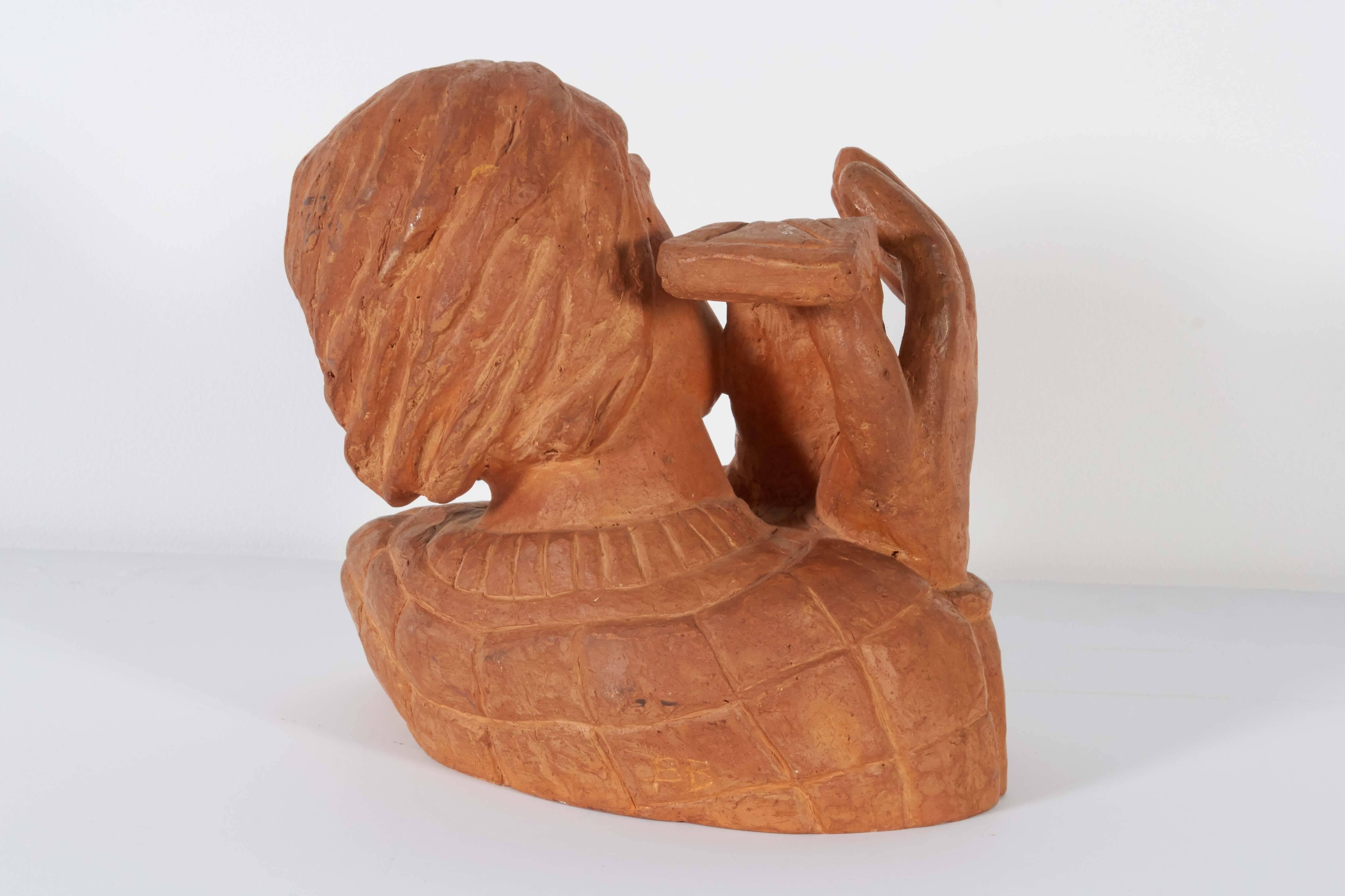 Unknown Terracotta Sculpture For Sale