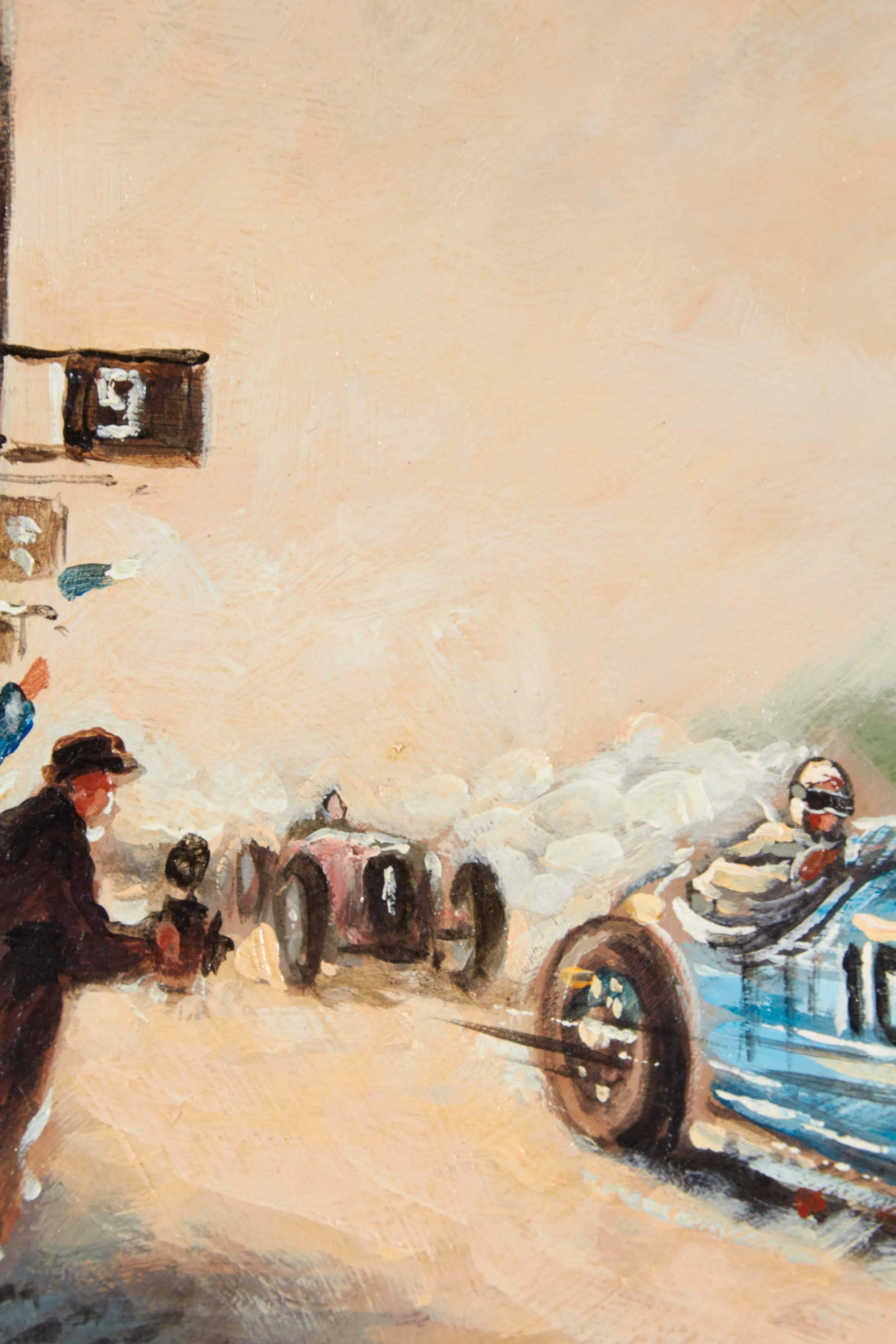 20th Century Race Car Study by William Scott For Sale