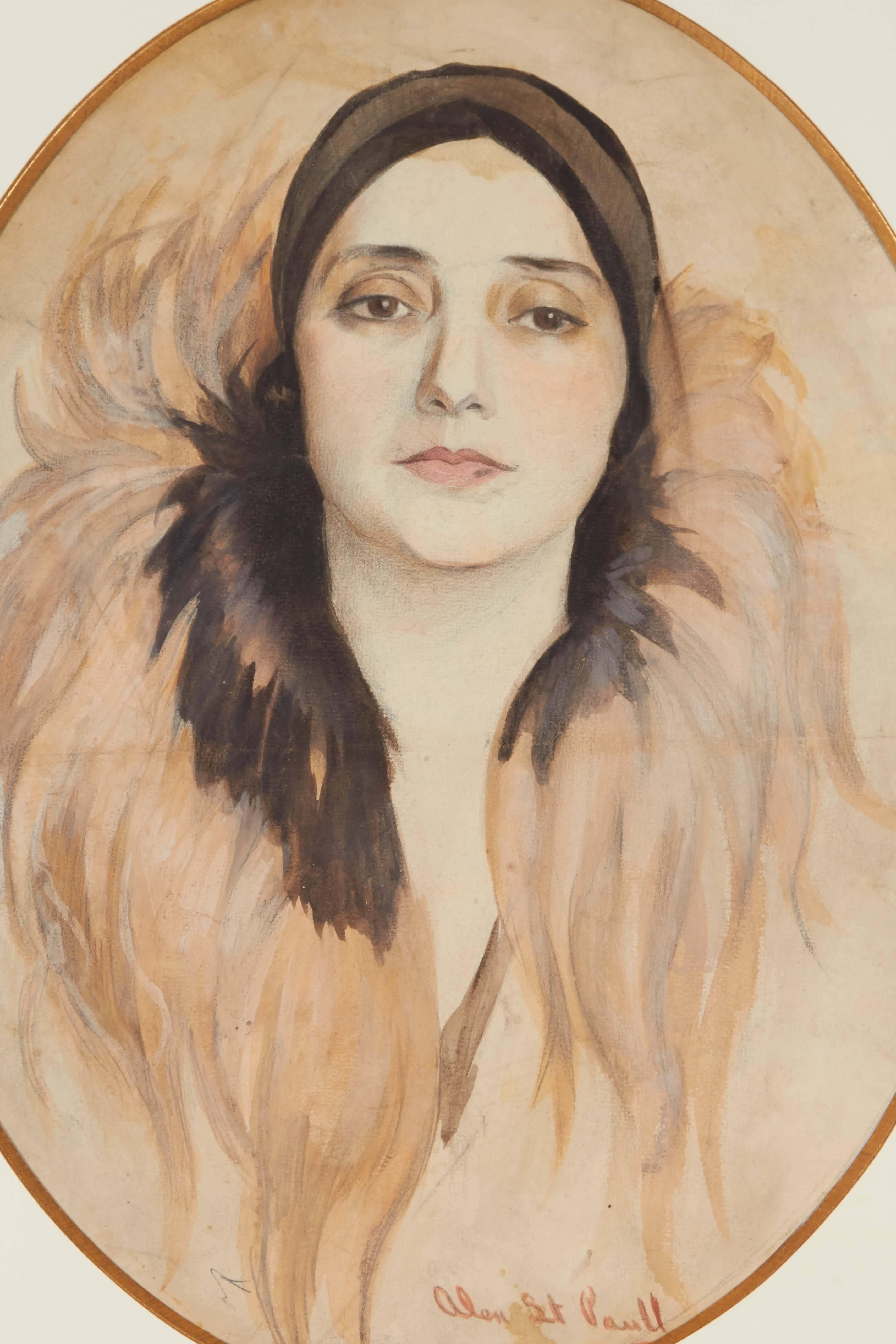 Portrait of a Woman In Good Condition For Sale In New York, NY