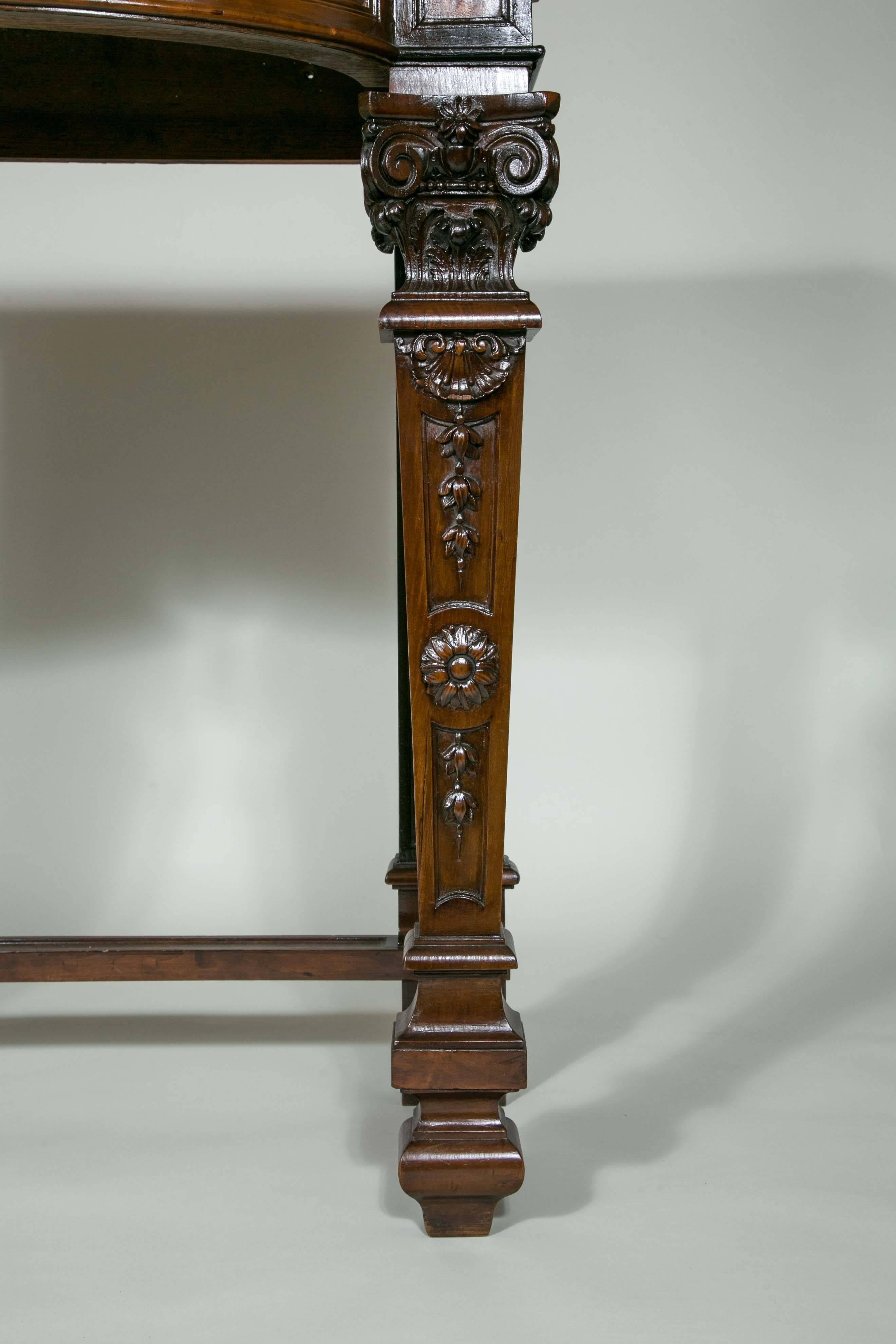 French Beautiful Pair of Napoleon III Consoles