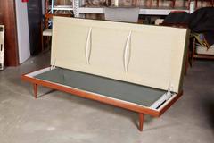 Mid Century Green Sofa / Daybed by Ekornes
