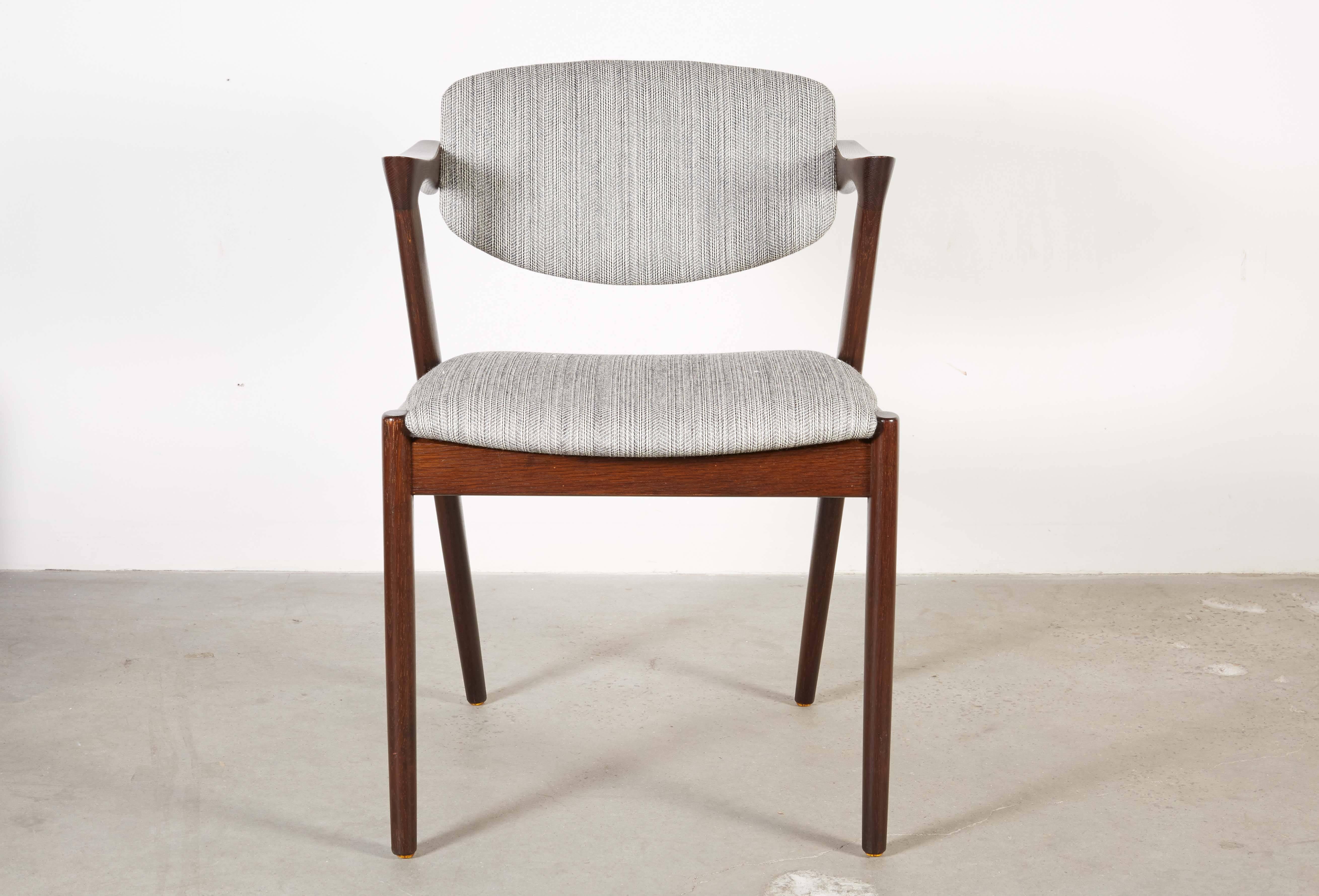 Teak Danish Kai Kristiansen 42 Dining Chair, Pair