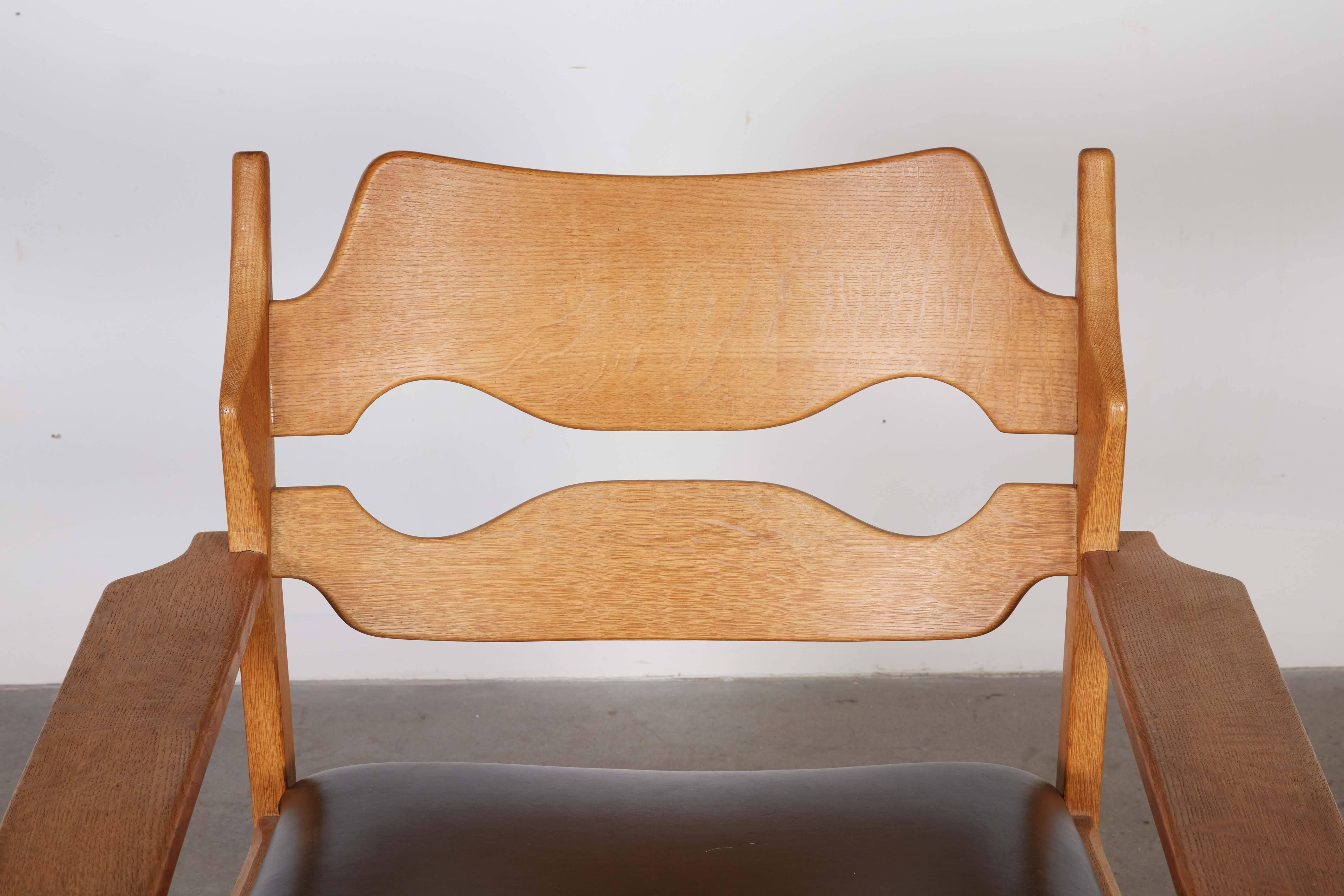 Mid-20th Century Danish Armchairs by Henning Kjaernulf in Oak For Sale