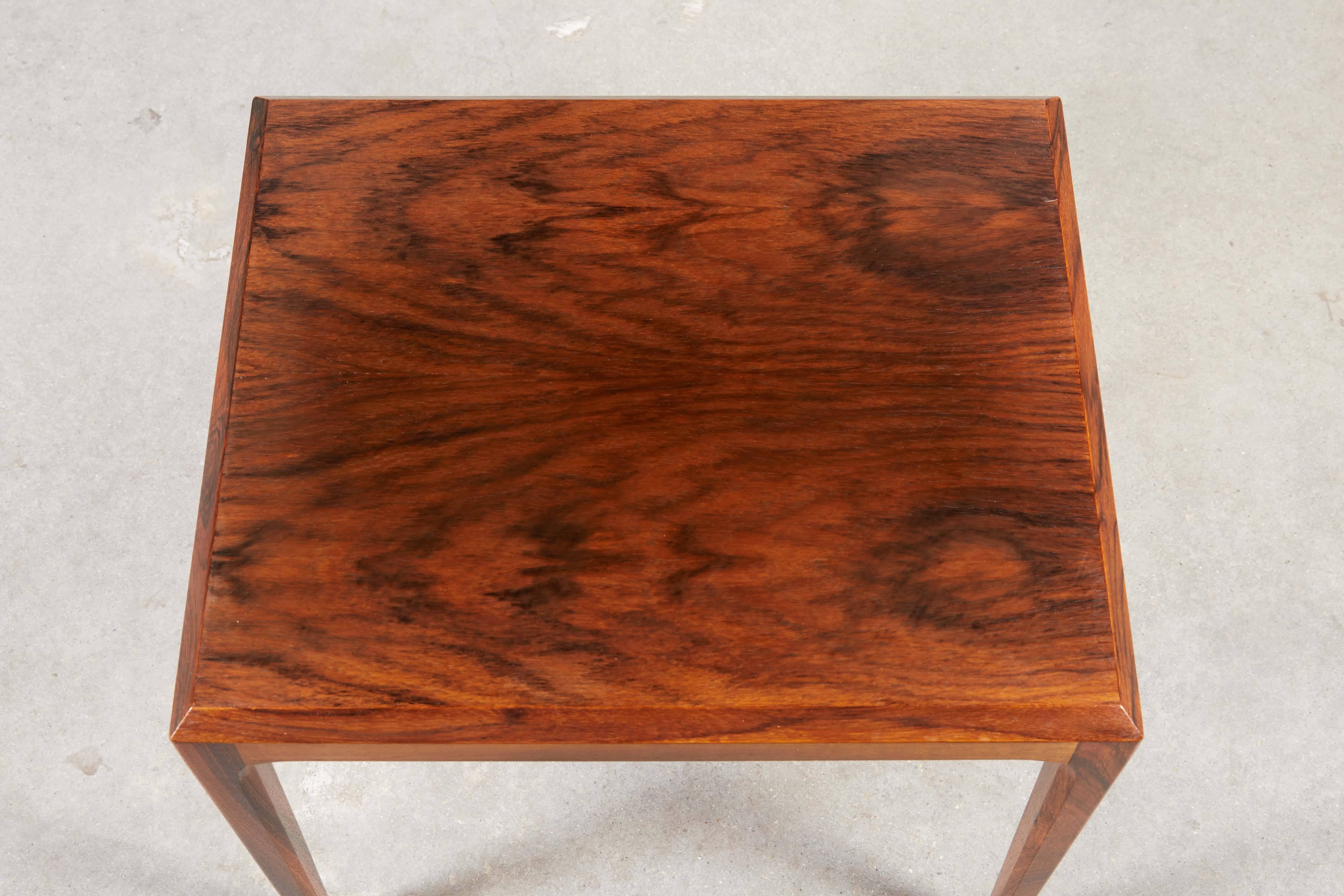 Oiled Rosewood Nesting Tables by Johannes Andersen
