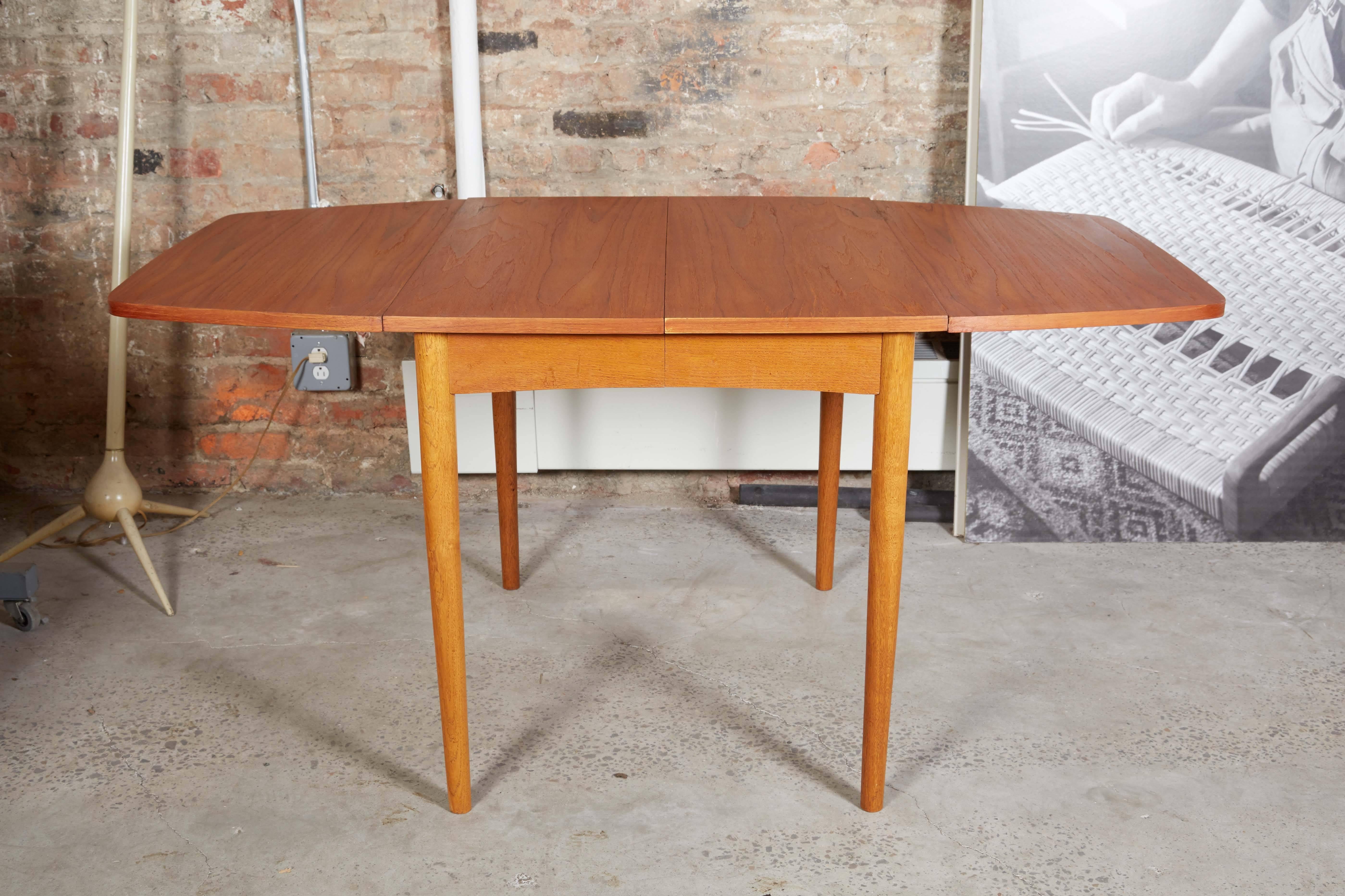 Danish Drop Leaf Dining Table For Sale