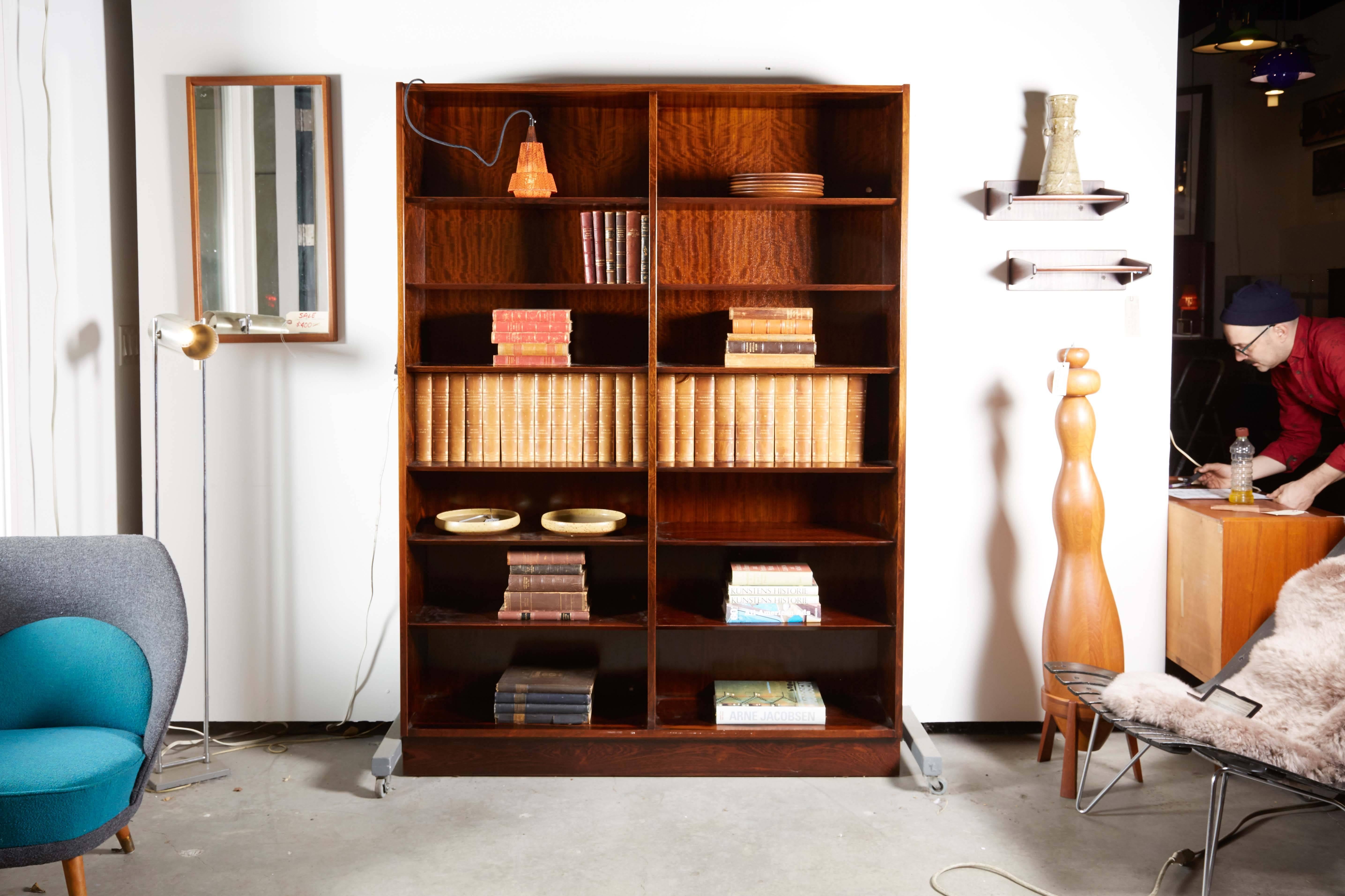 Scandinavian Modern Danish Bookcase by Poul Hundevad