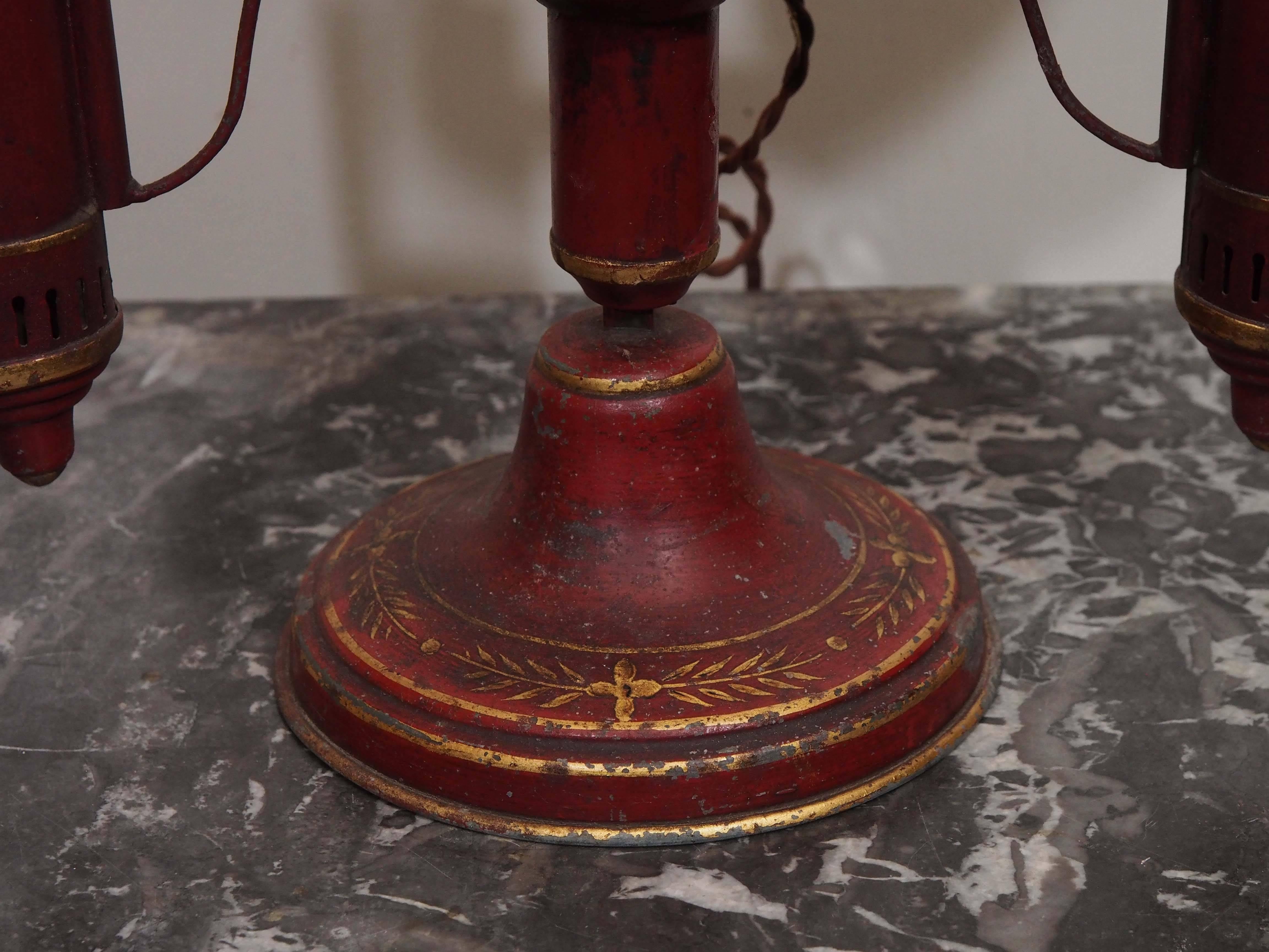 french tole lamp