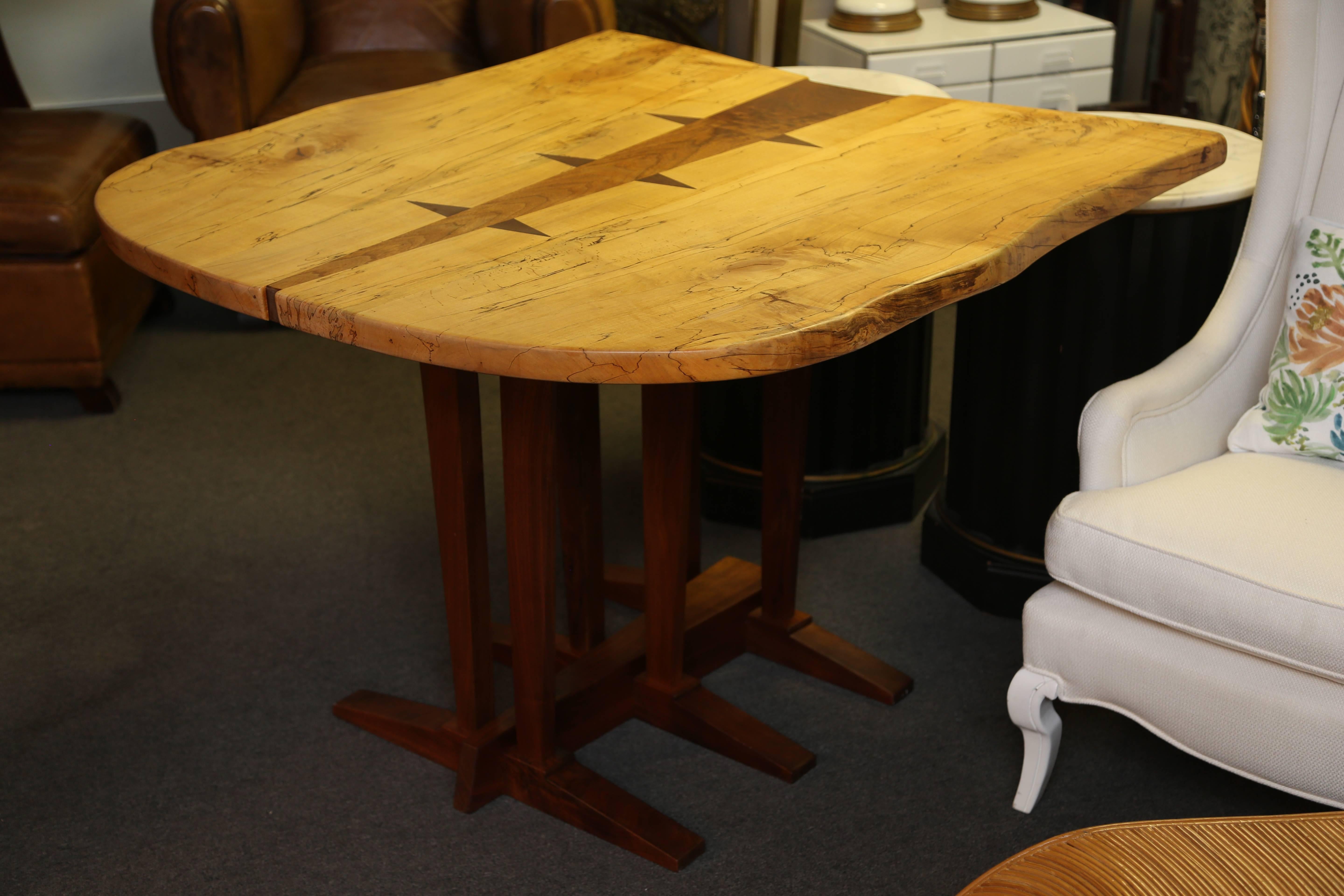 American Large Nakashima Inspired Table by Paul Sarochuck