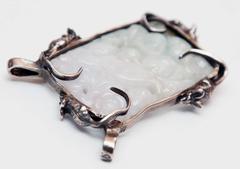 Unusual "Rat" Motif Jade Drop