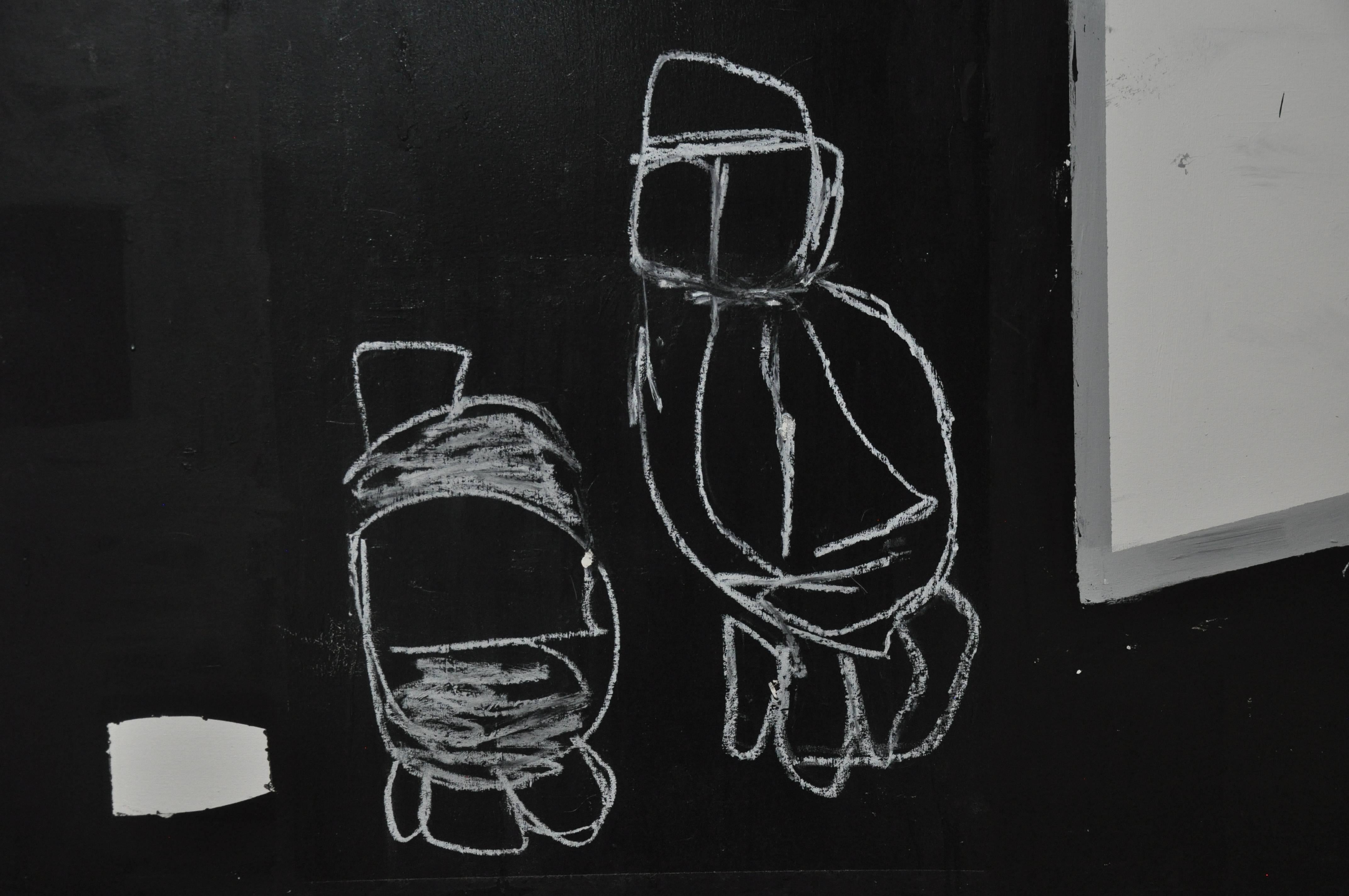 Gemälde ohne Titel auf Leinwand von Greg Dickerson, 21. Jahrhundert (Gemalt) im Angebot