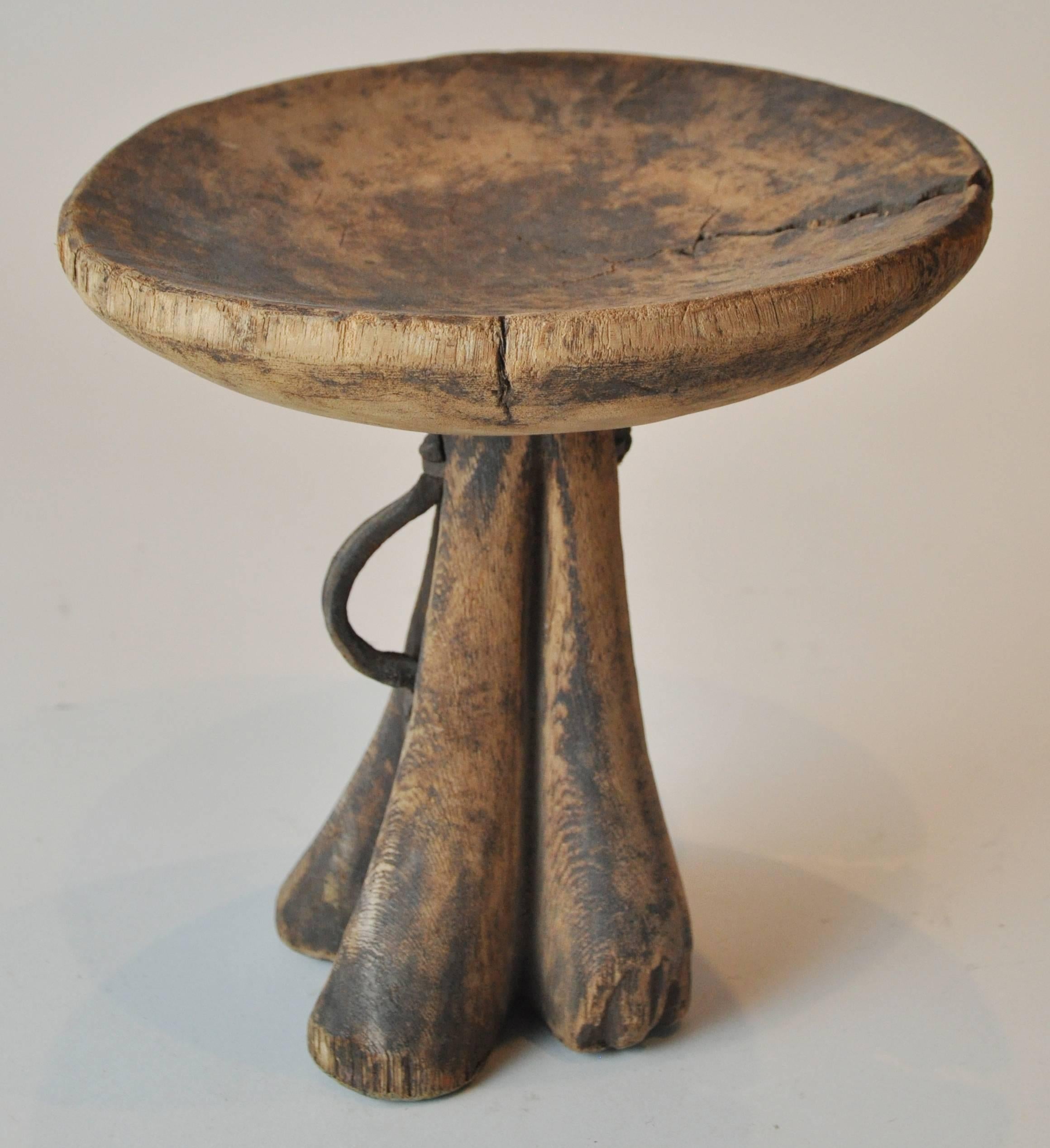 Wood Early 20th Century African Food Serving Tray