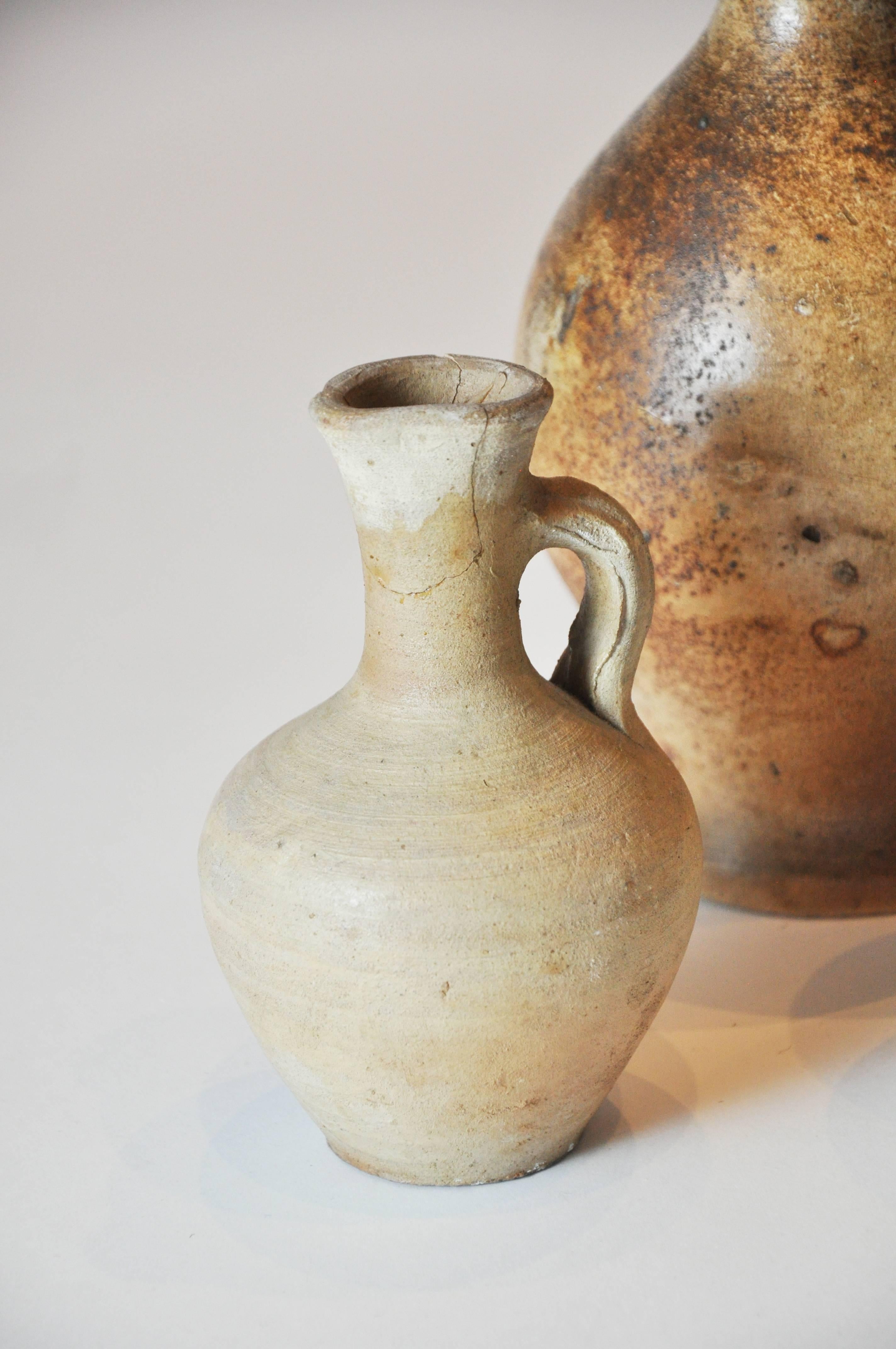 Portuguese Early 20th Century Clay Pitcher Collection