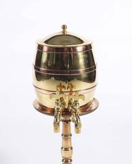 19th Century Brass and Copper Double Tapped Barrel